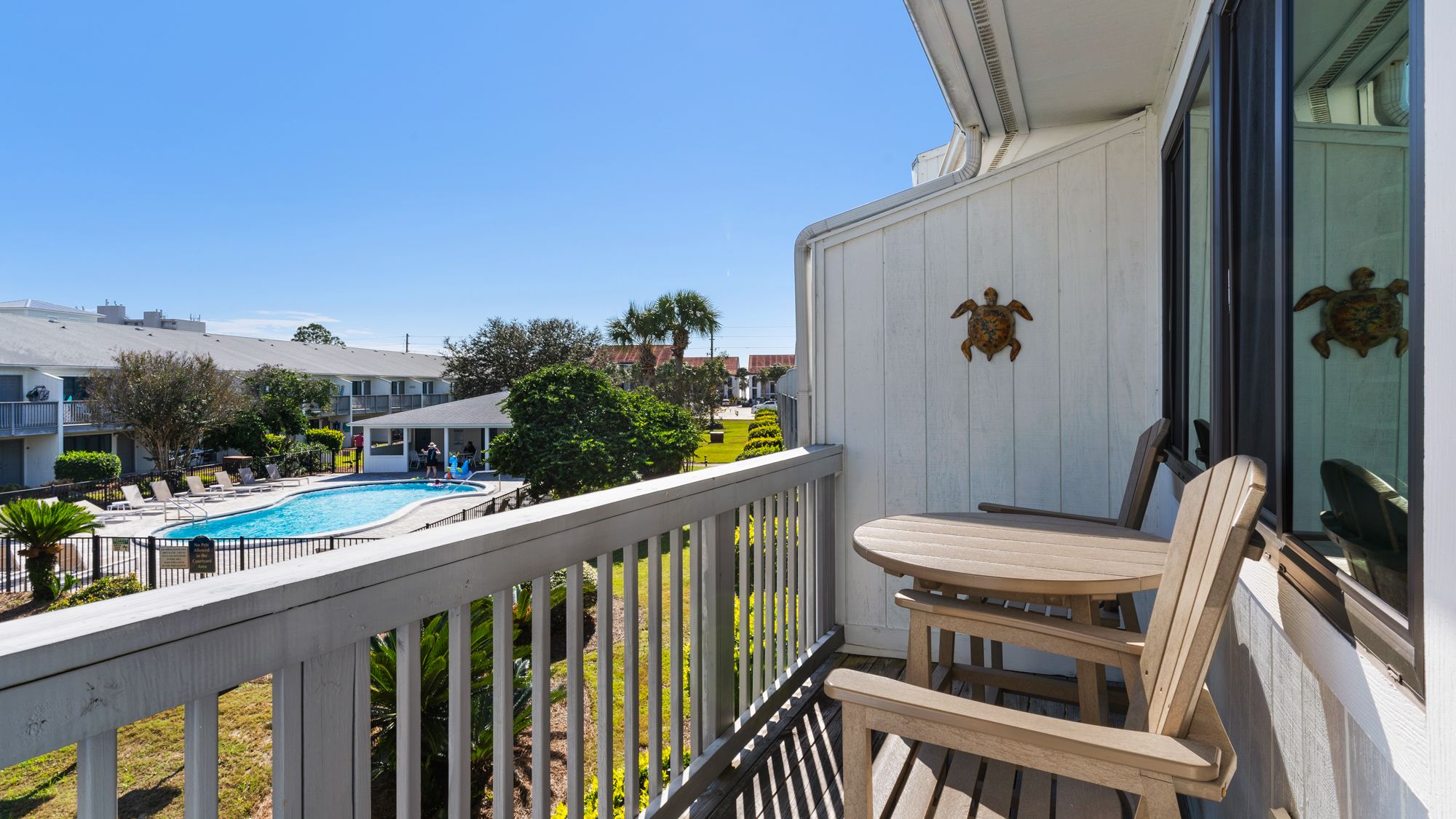 Hidden Beach Villas 216 Balcony 