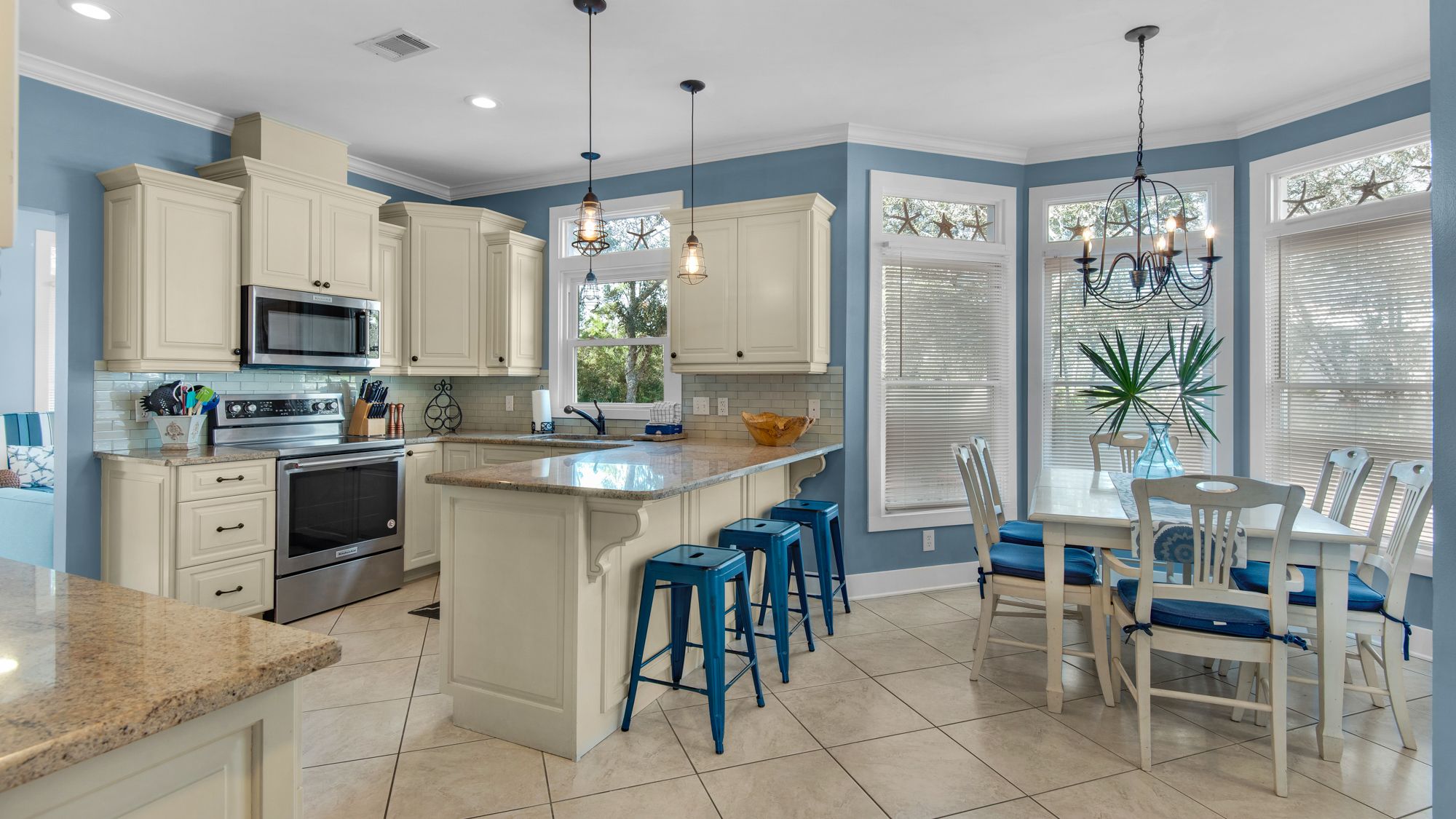 Gone Gulfin Kitchen and Dining Table