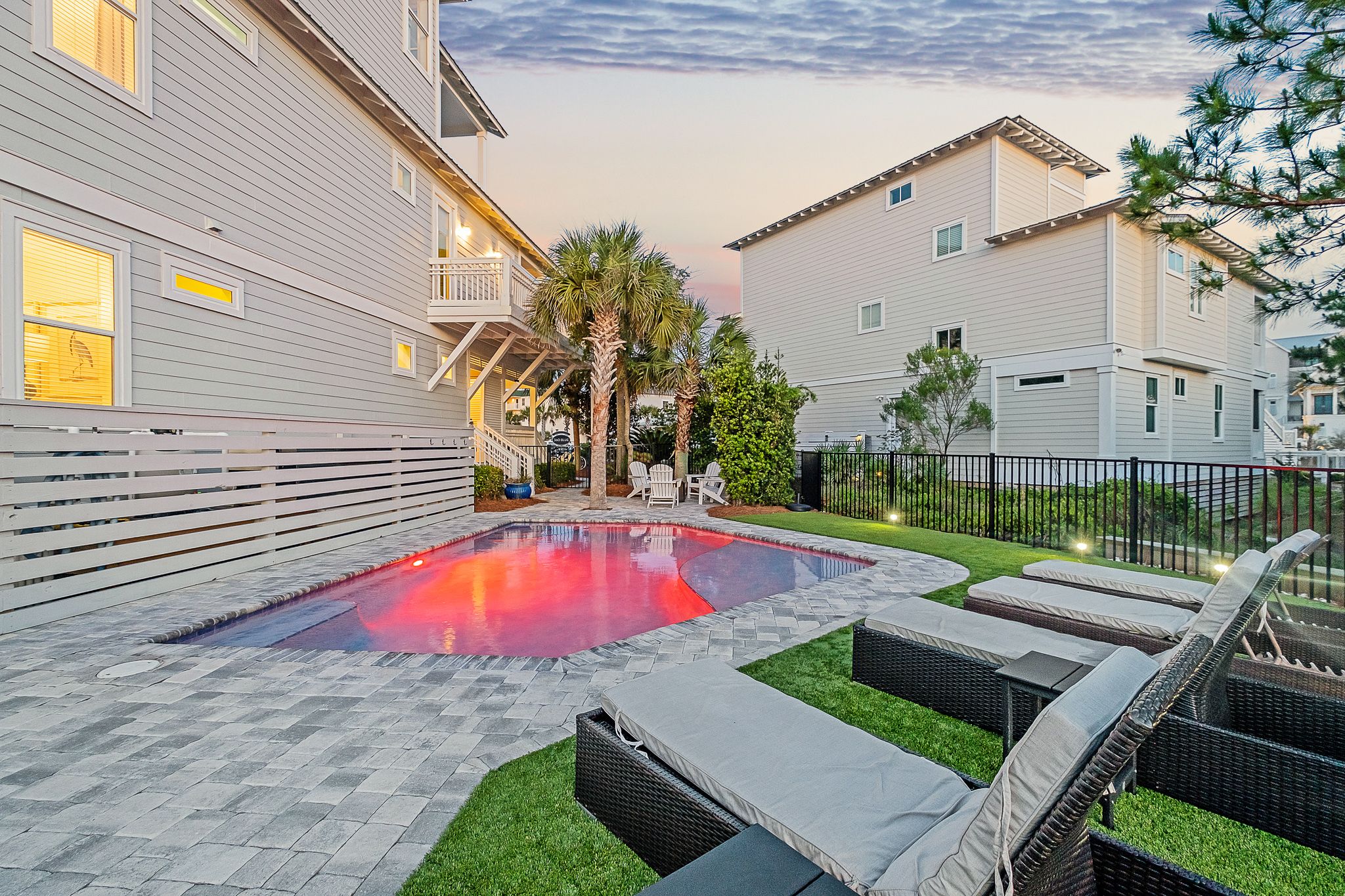 Endless Summer Twilight shot of pool