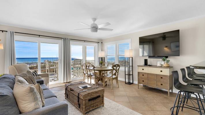 Eastern Shores 103 Living area with gulf view Eastern Shores 103 Living area with gulf view
