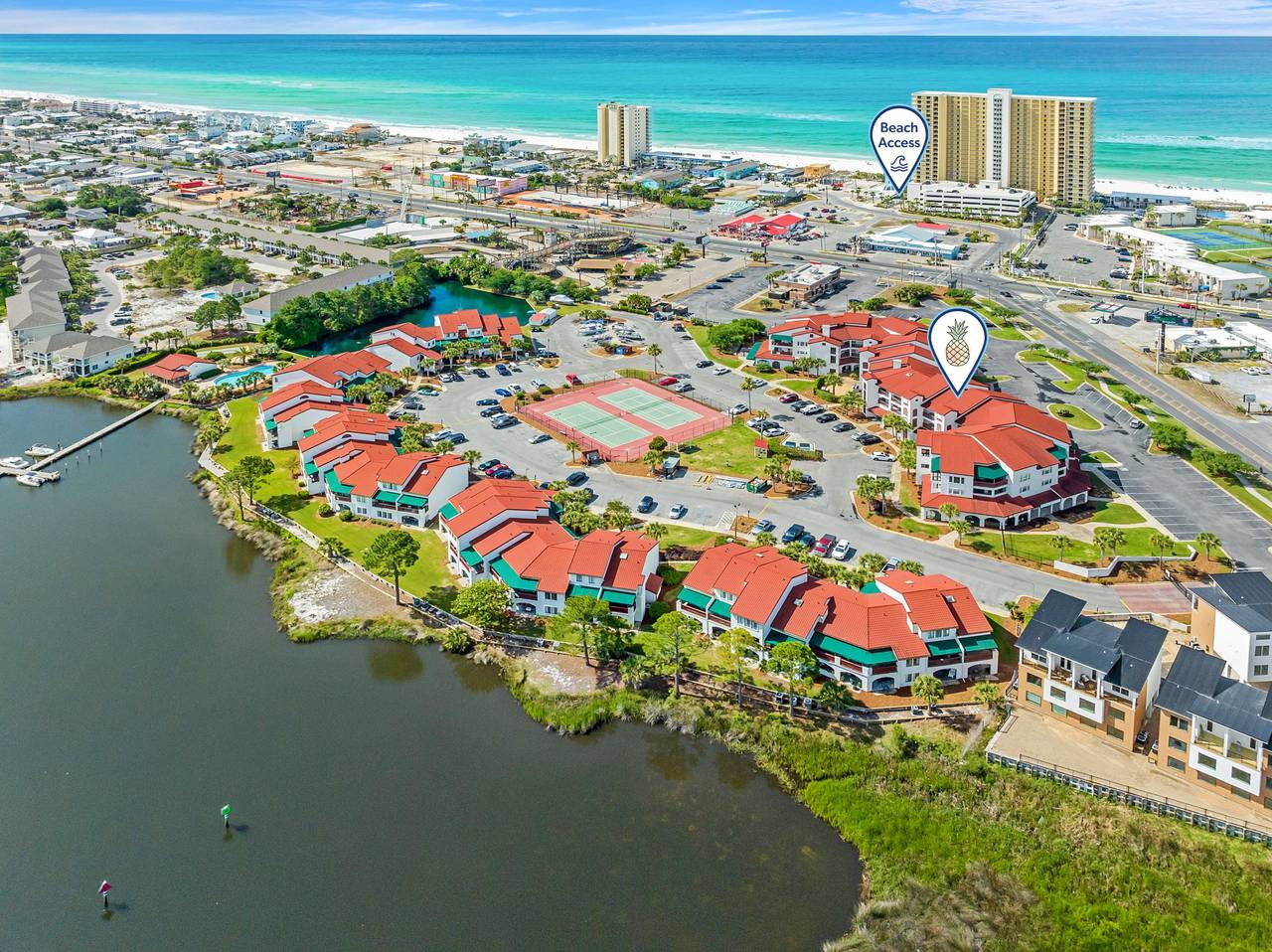 Close proximity from the complex to beach access. Close proximity from the complex to beach access.