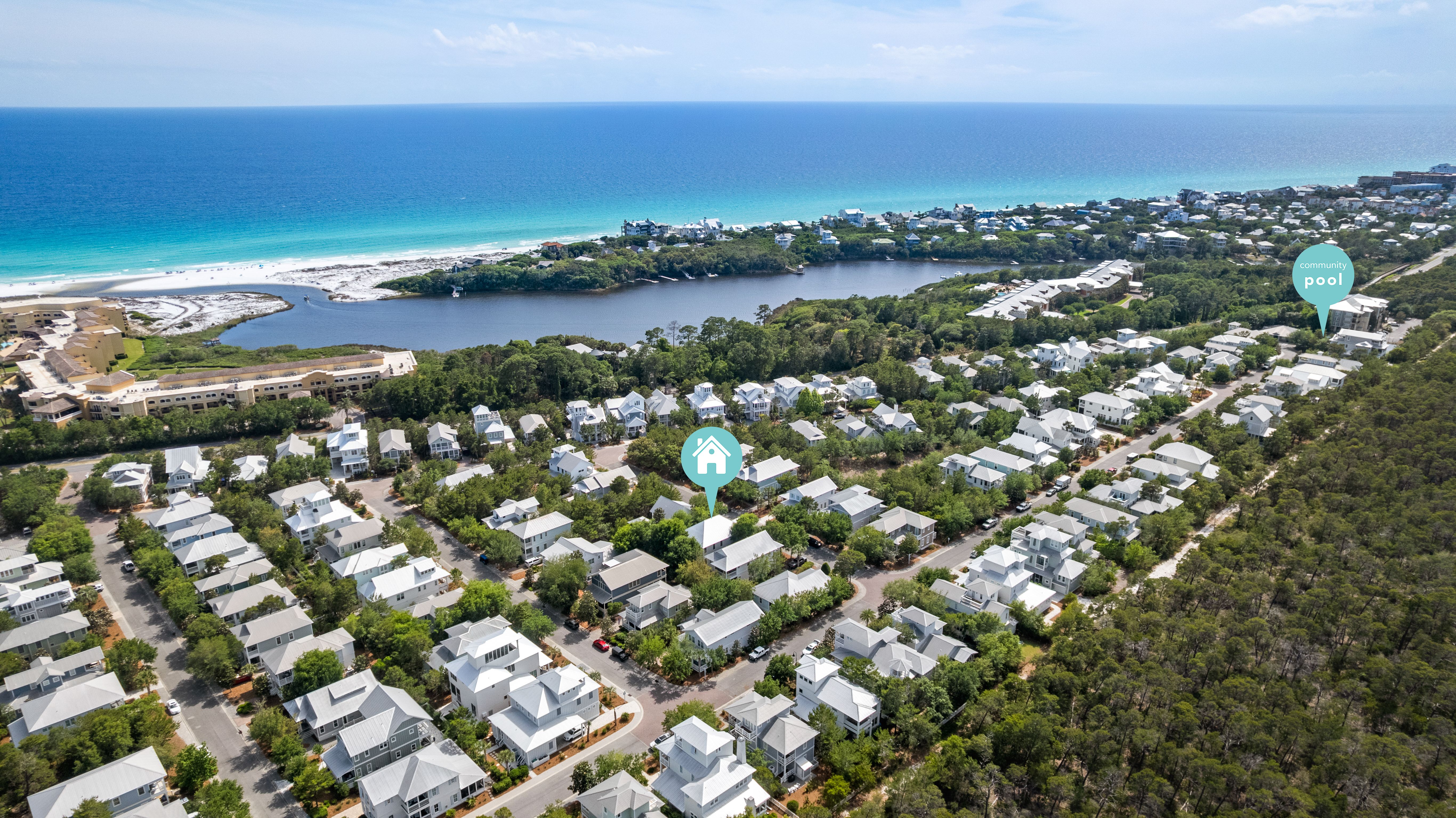 Haven By The Sea - Bird's eye view
