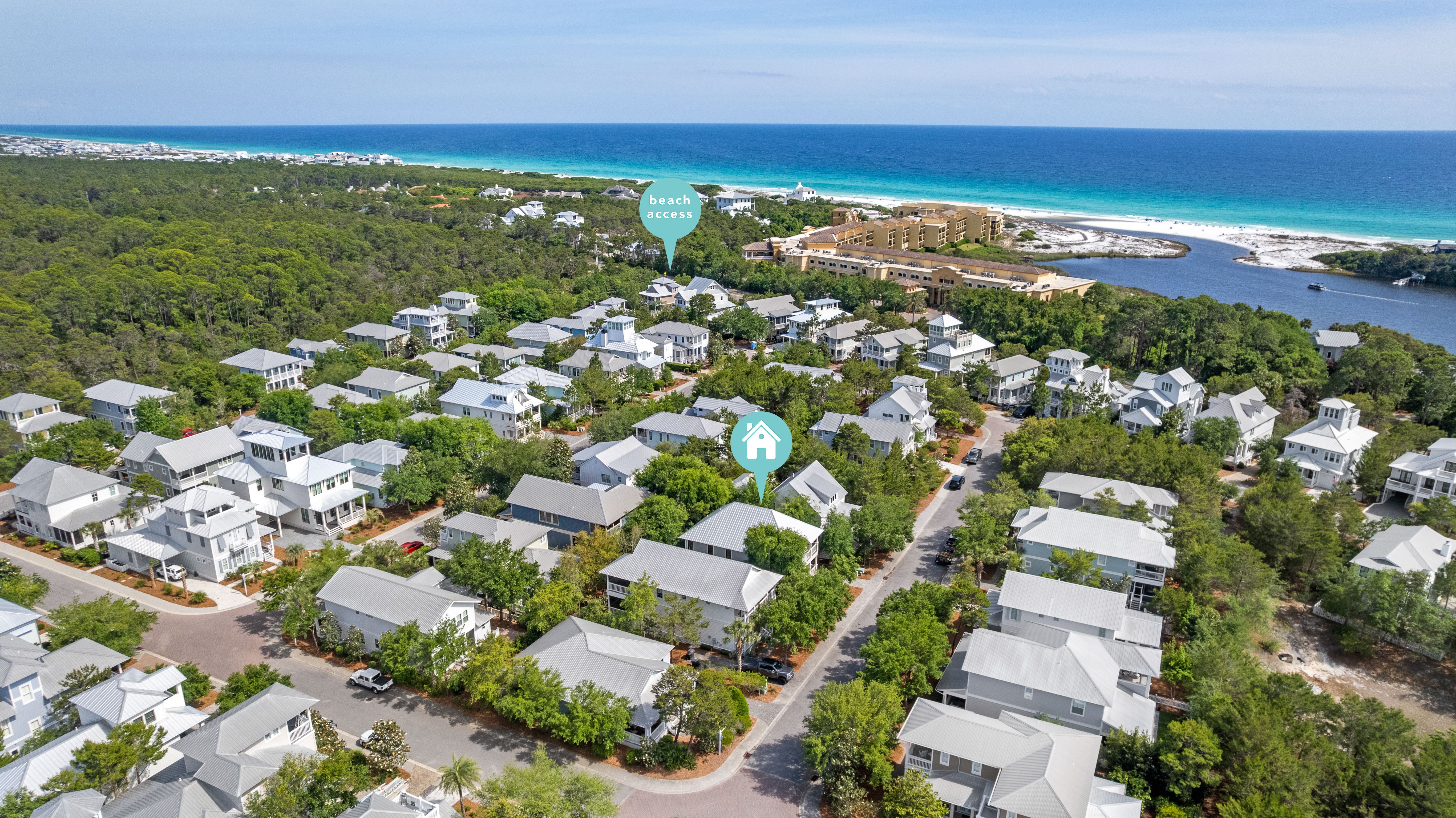 Haven By The Sea - Bird's eye view