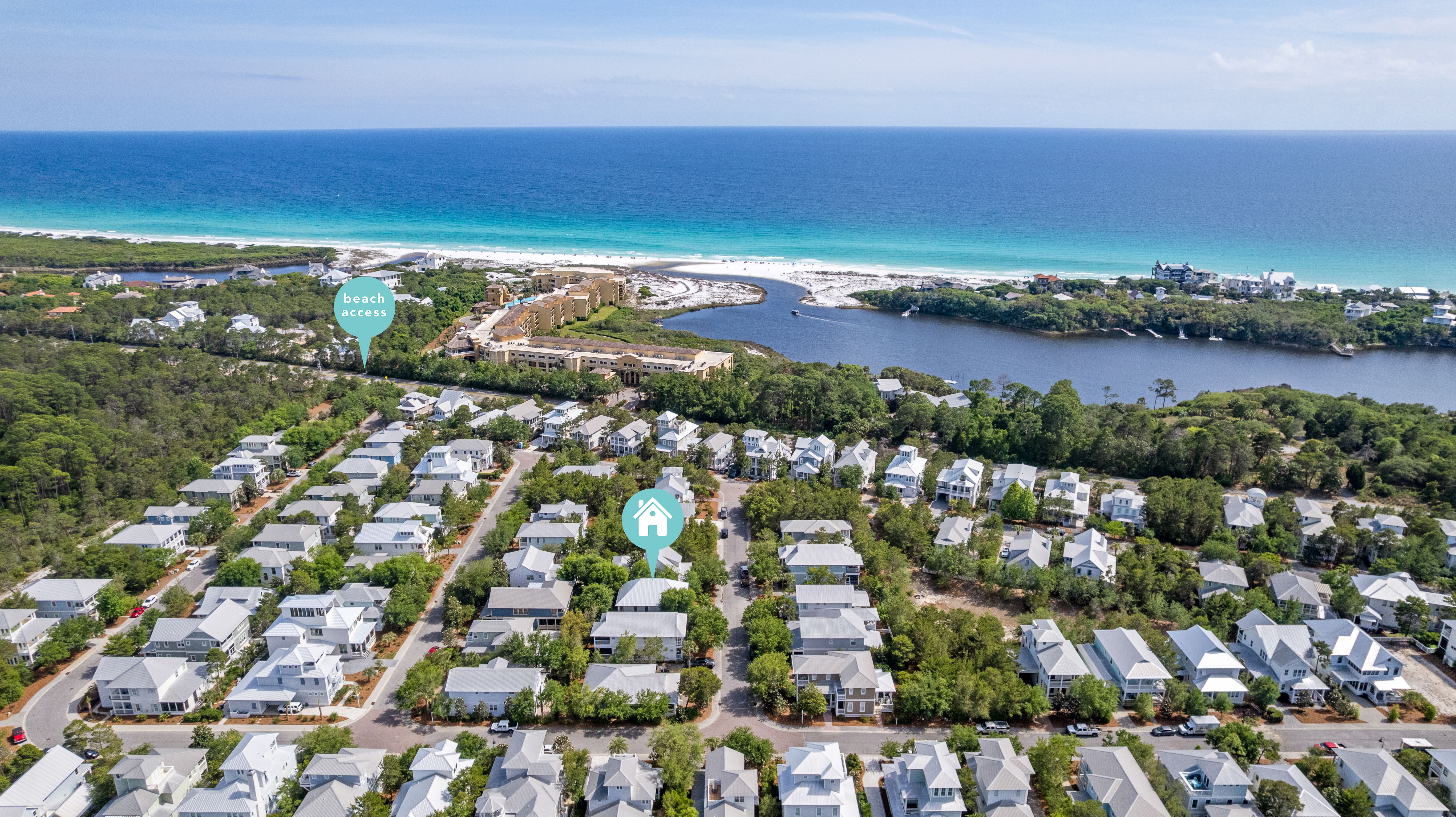 Haven By The Sea - Bird's eye view