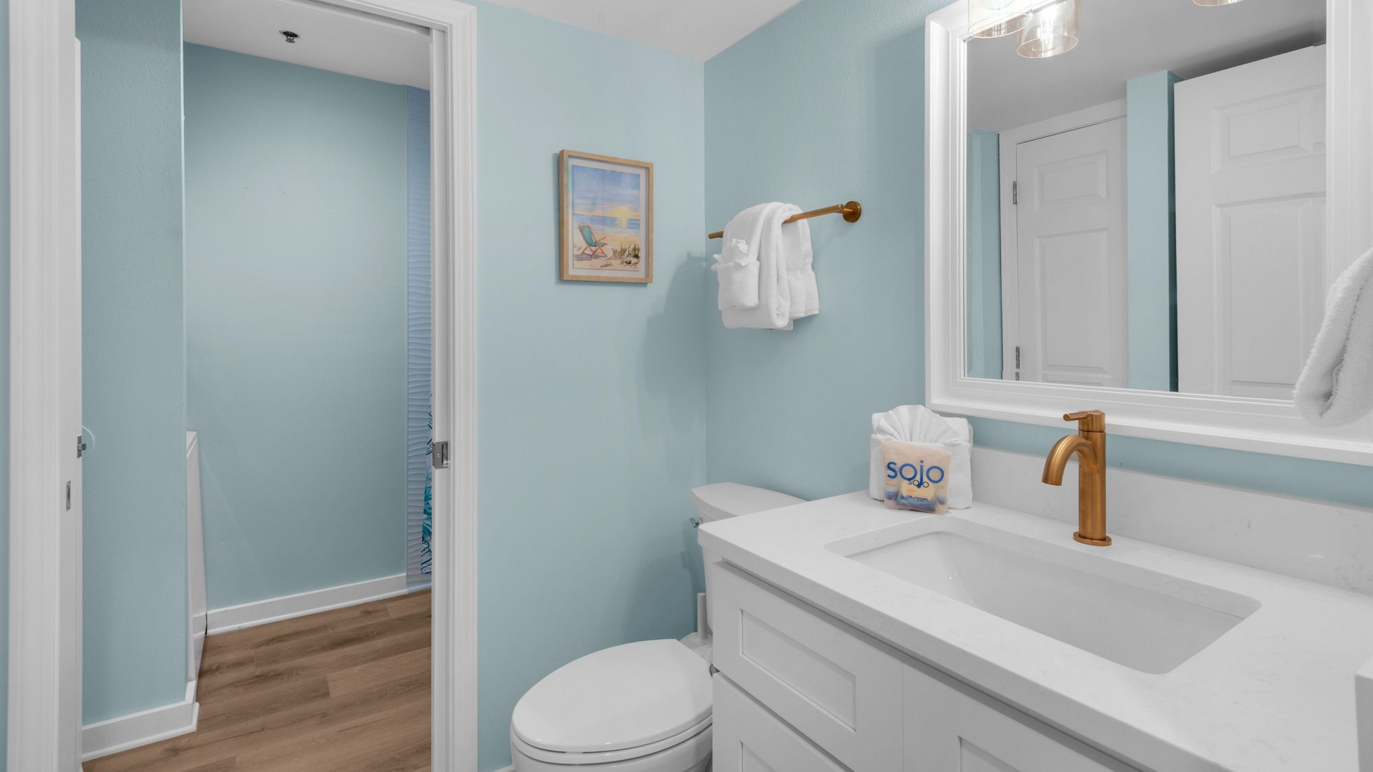 Crystal Sands 111B - Hallway half Bathroom