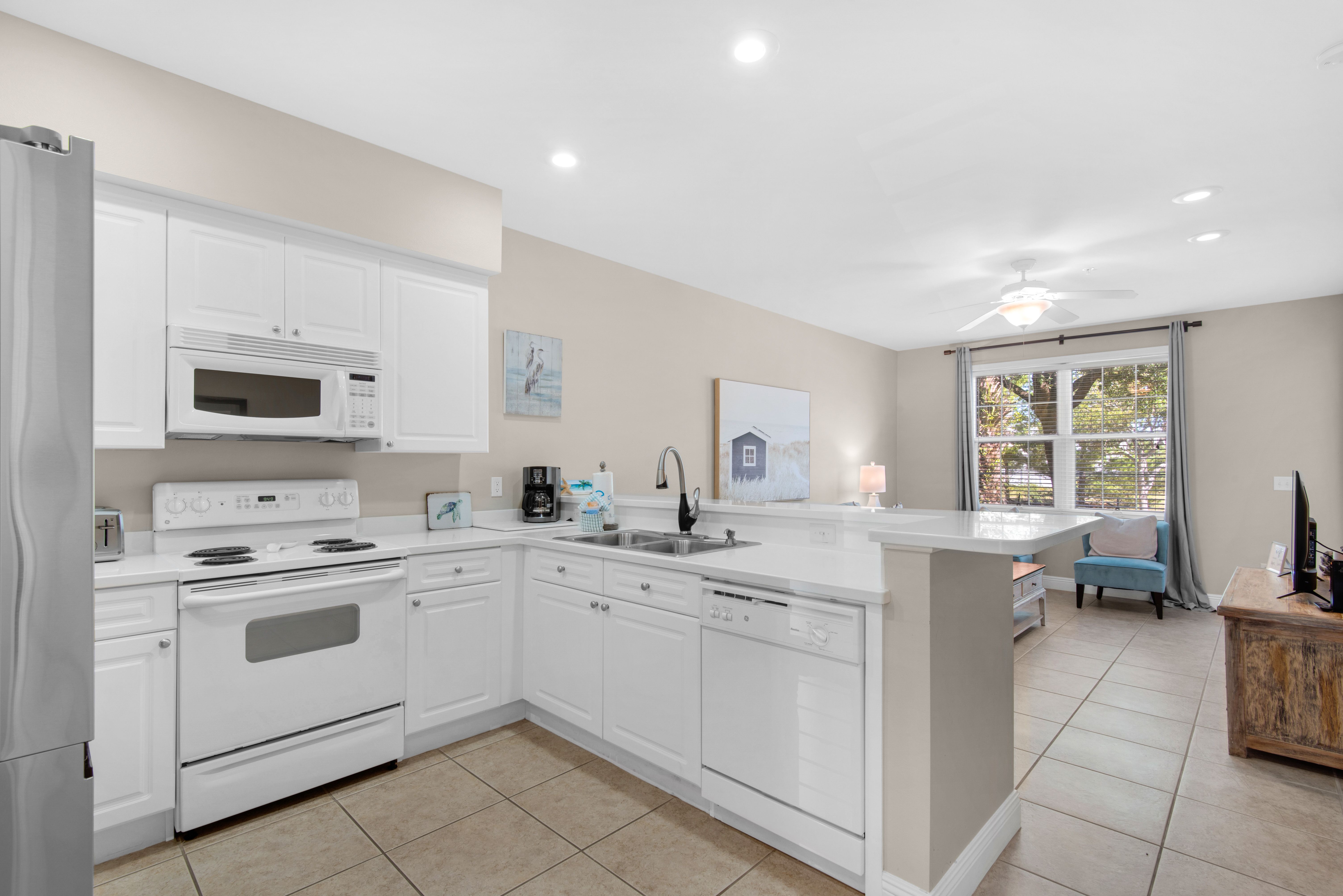 The Village Unit 412 Kitchen Area