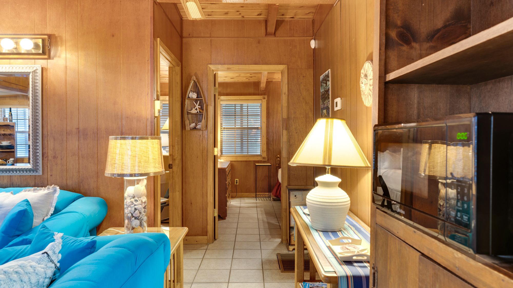 Vintage Waves Living Area