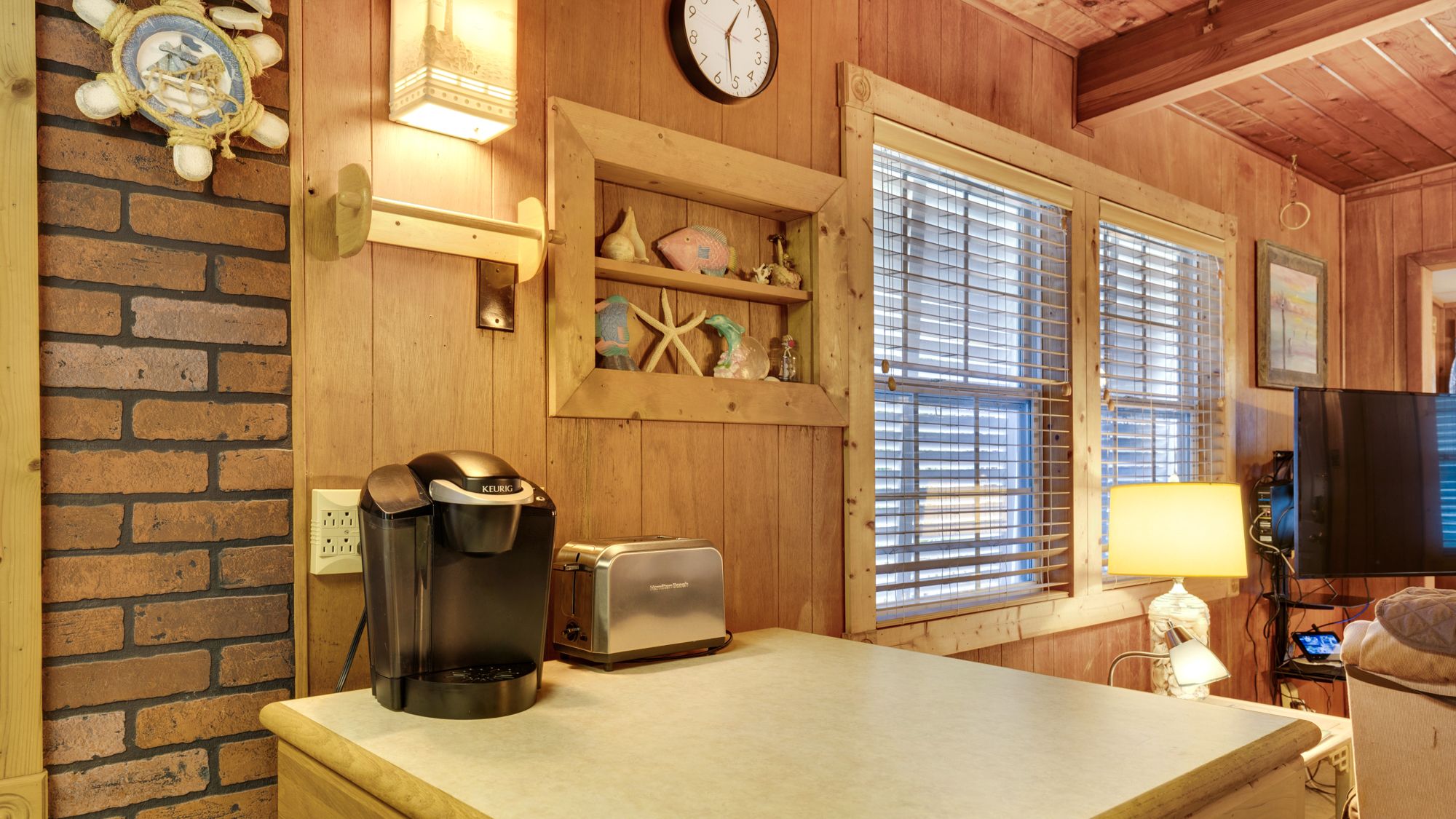 Vintage Waves Kitchen Area