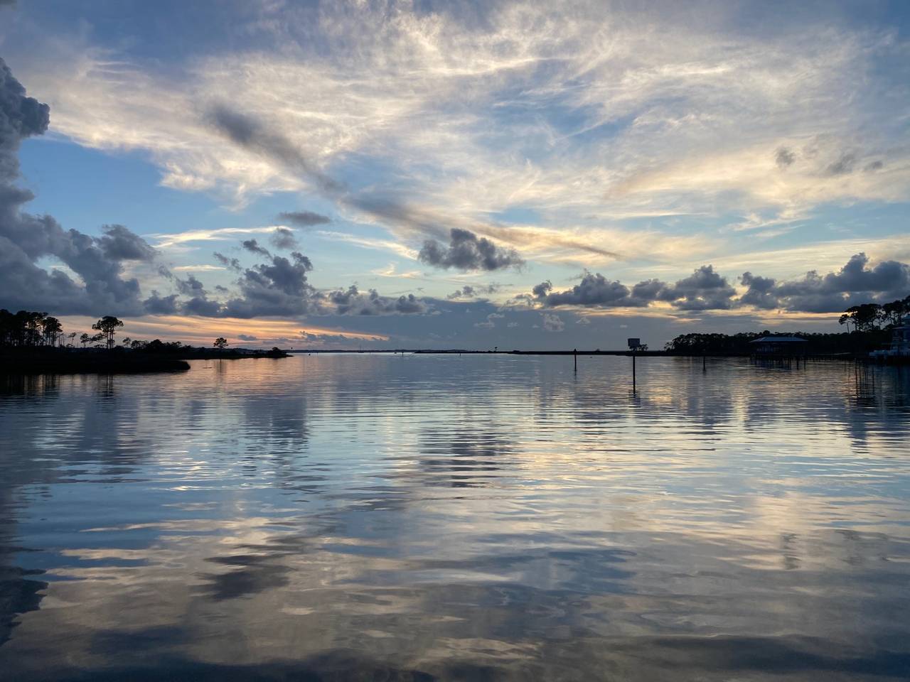 Sunset at the bay across the street.. Sunset at the bay across the street..