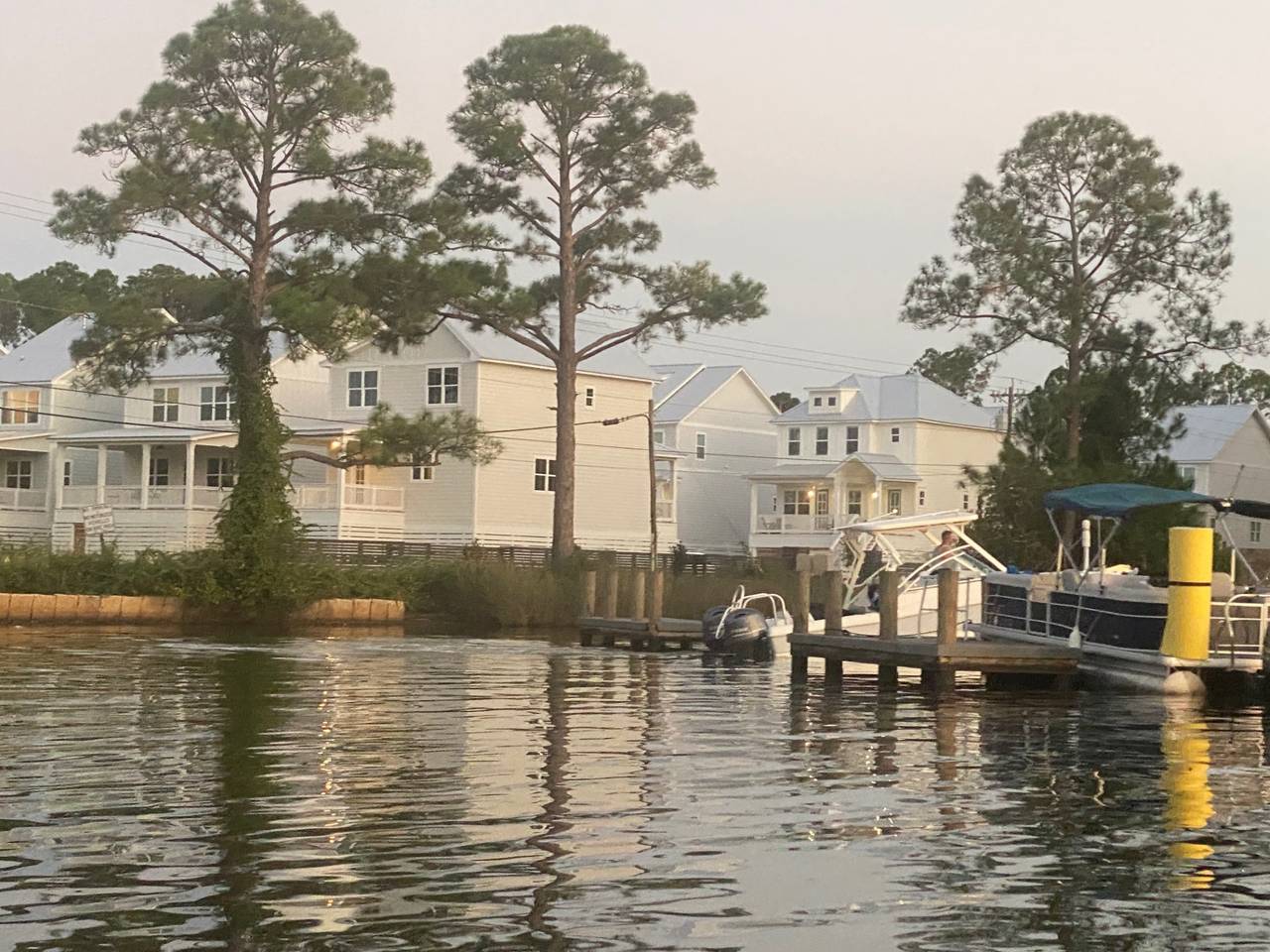 From the water to the house. From the water to the house.