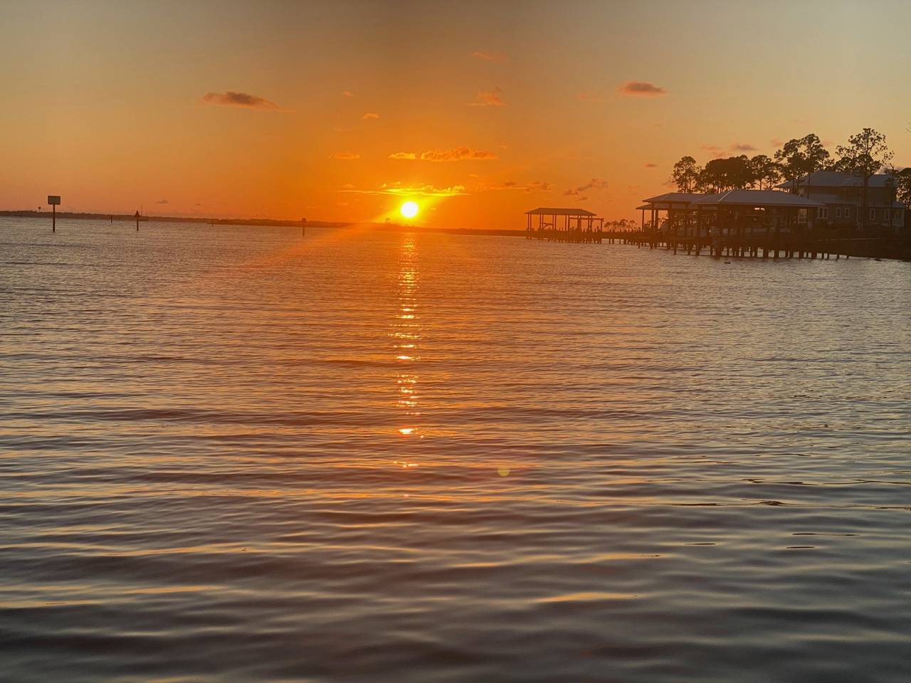 Sunset at the bay across the street.. Sunset at the bay across the street..