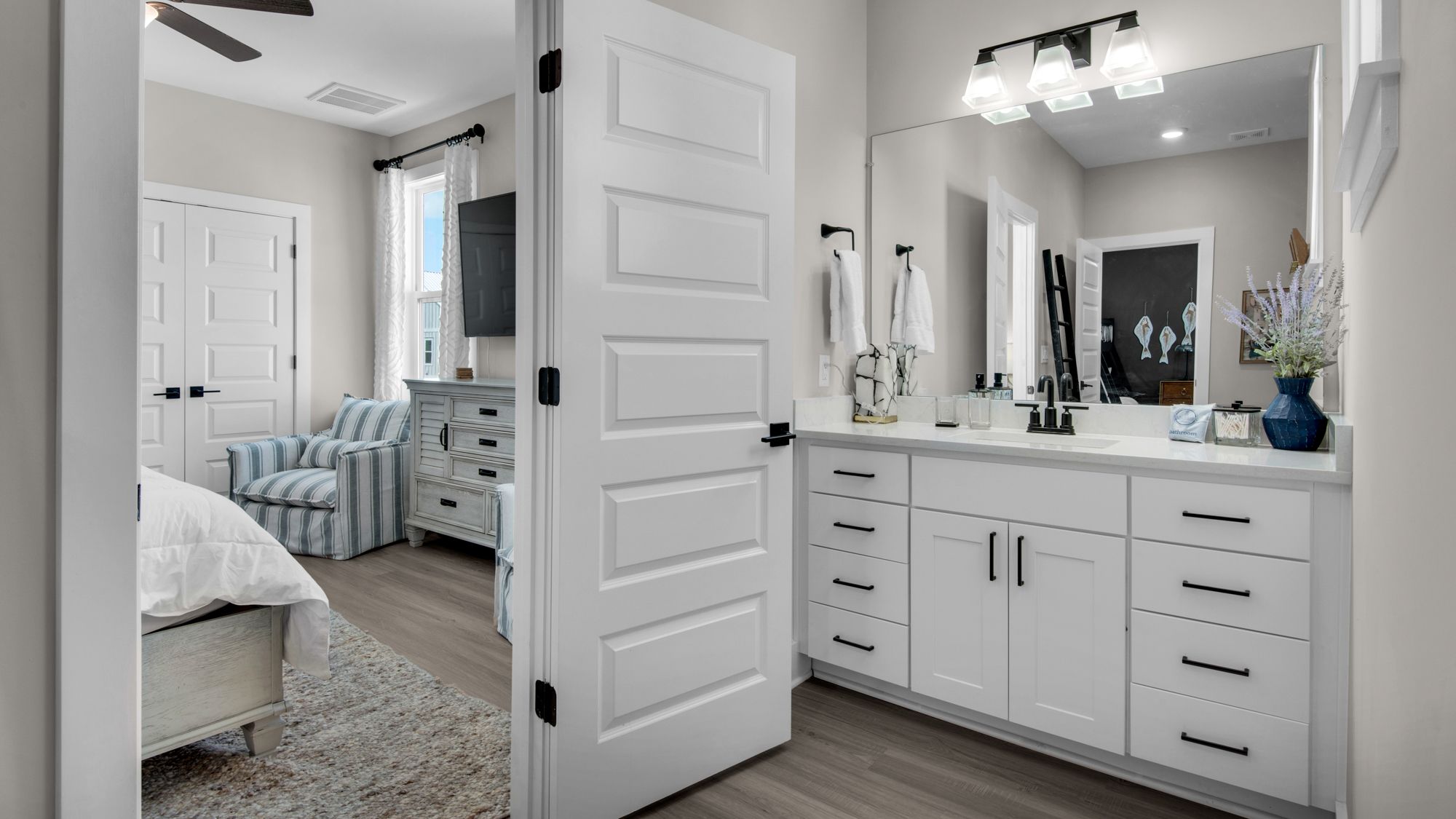 46 Tyler James Way Bedroom with Vanity Mirror