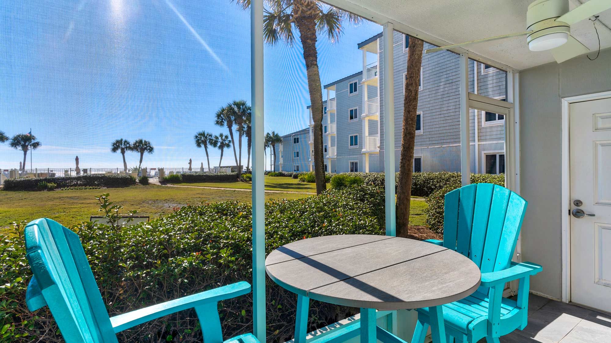 Sand Cliffs 108 Patio Area