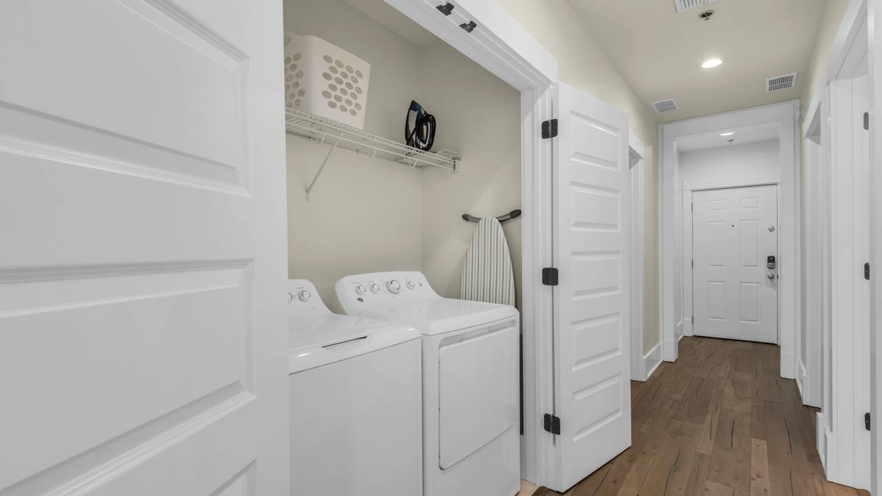 Redfish Village M-2 422 - Deja Blue Laundry area Redfish Village M-2 422 - Deja Blue Laundry area