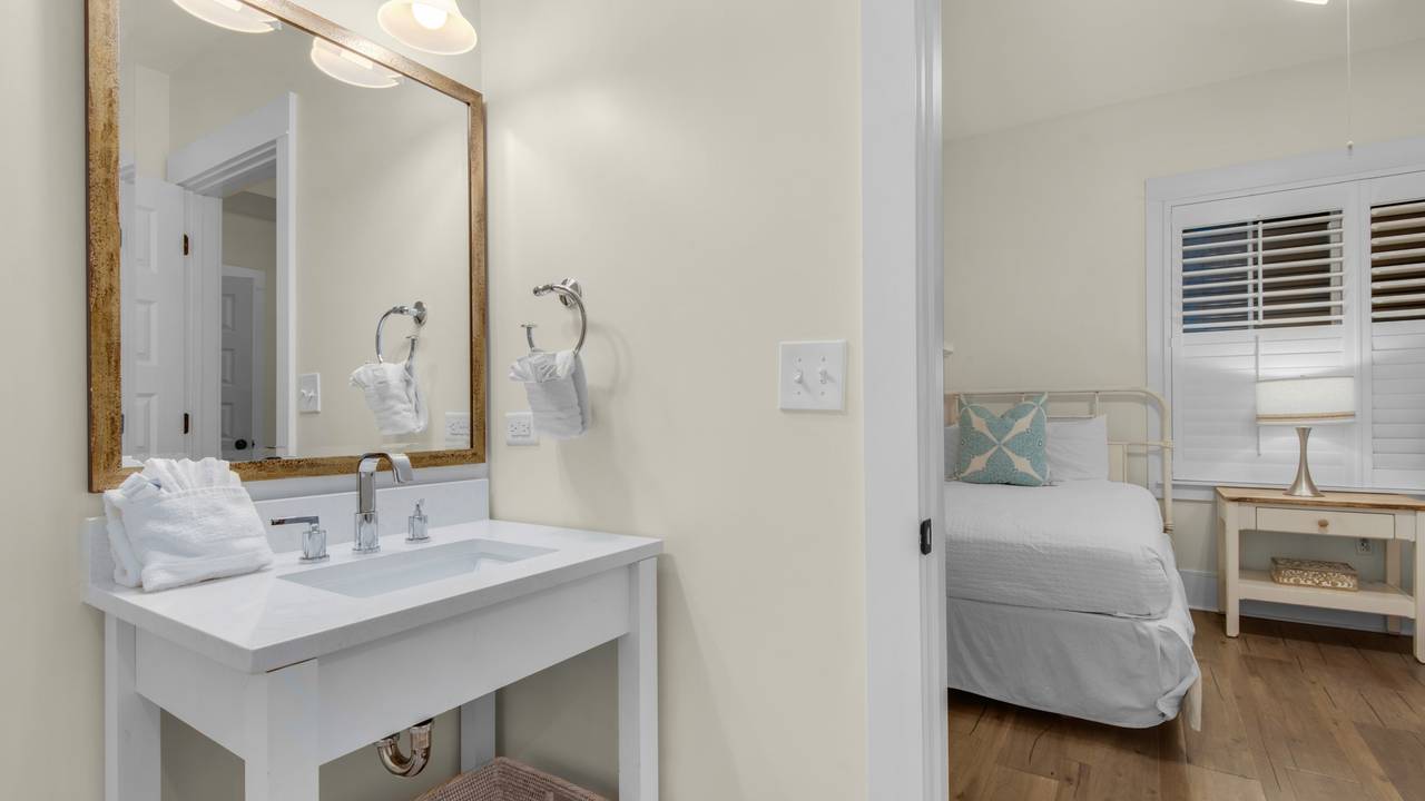 Redfish Village M-2 422 - Deja Blue Bedroom 2 single vanity Redfish Village M-2 422 - Deja Blue Bedroom 2 single vanity