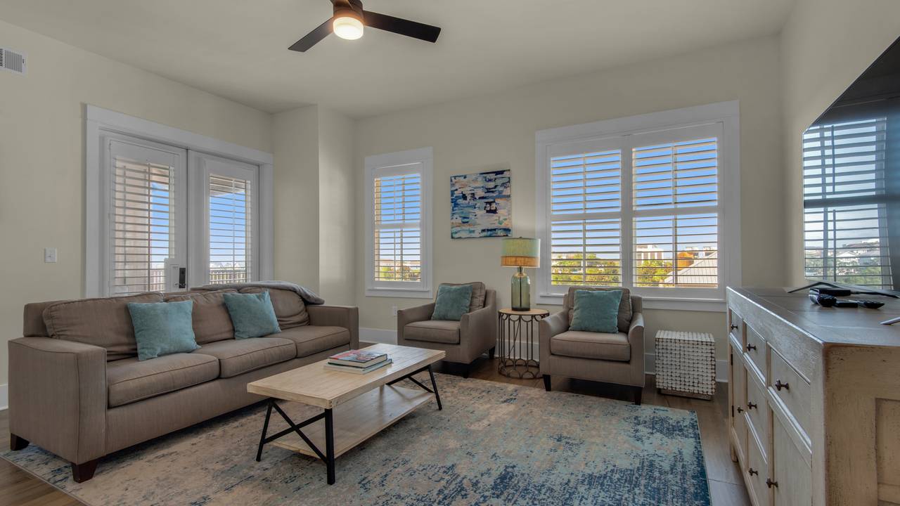 Redfish Village M-2 422 - Deja Blue Living area Redfish Village M-2 422 - Deja Blue Living area