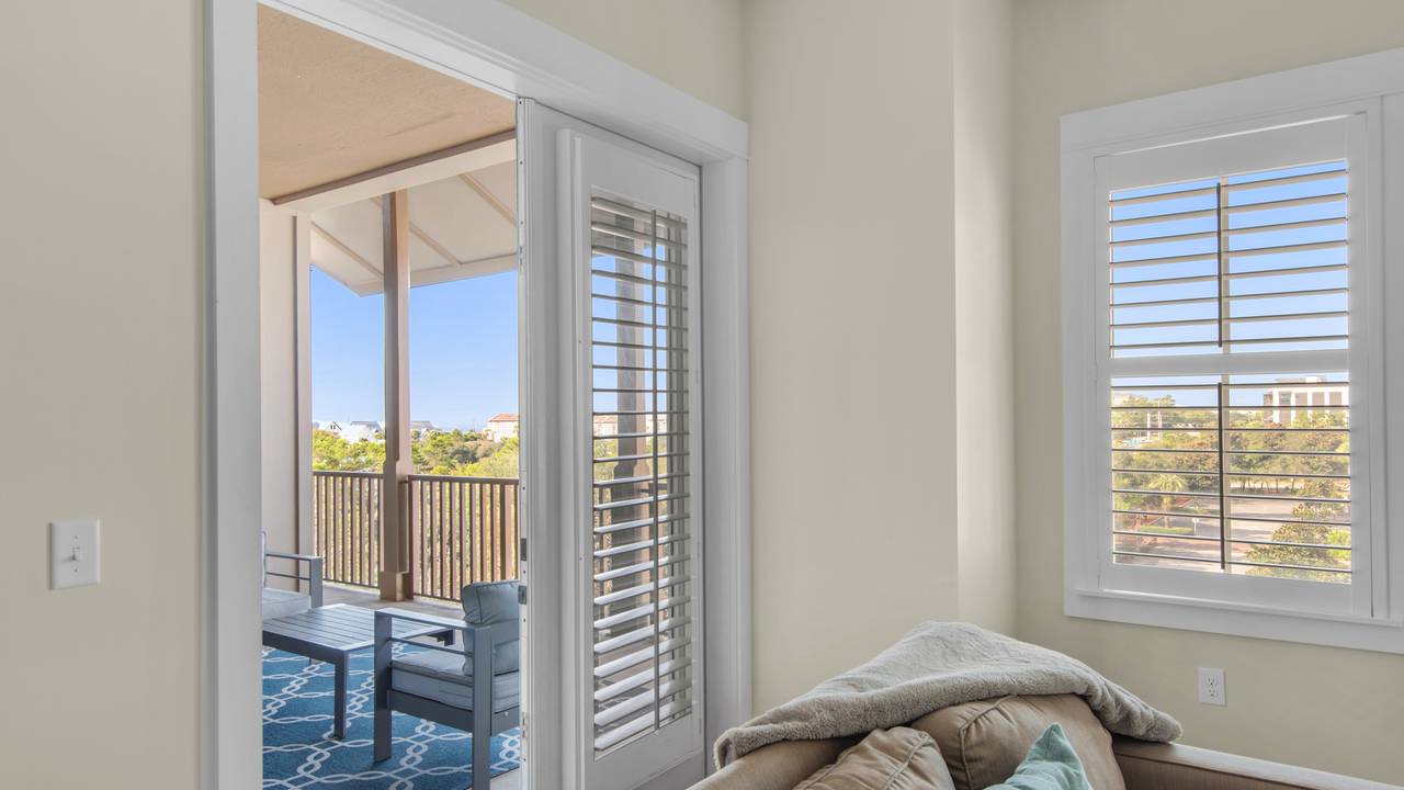 Redfish Village M-2 422 - Deja Blue Bedroom and Deck Redfish Village M-2 422 - Deja Blue Bedroom and Deck