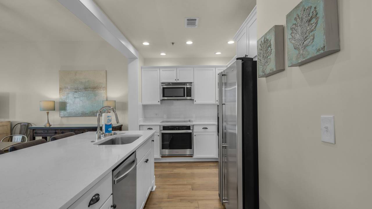 Redfish Village M-2 422 - Deja Blue Kitchen area Redfish Village M-2 422 - Deja Blue Kitchen area