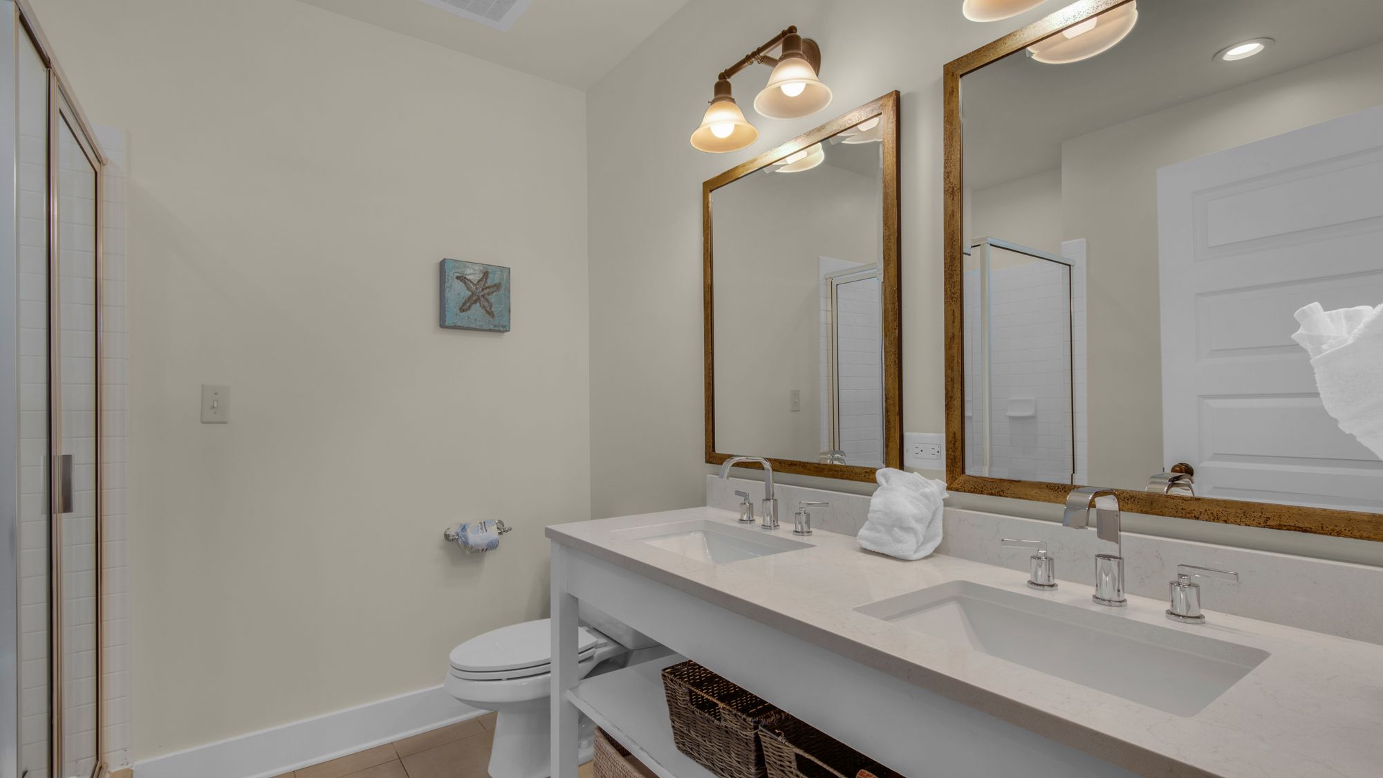 Redfish Village M-2 422 - Deja Blue Bedroom 1 double vanity