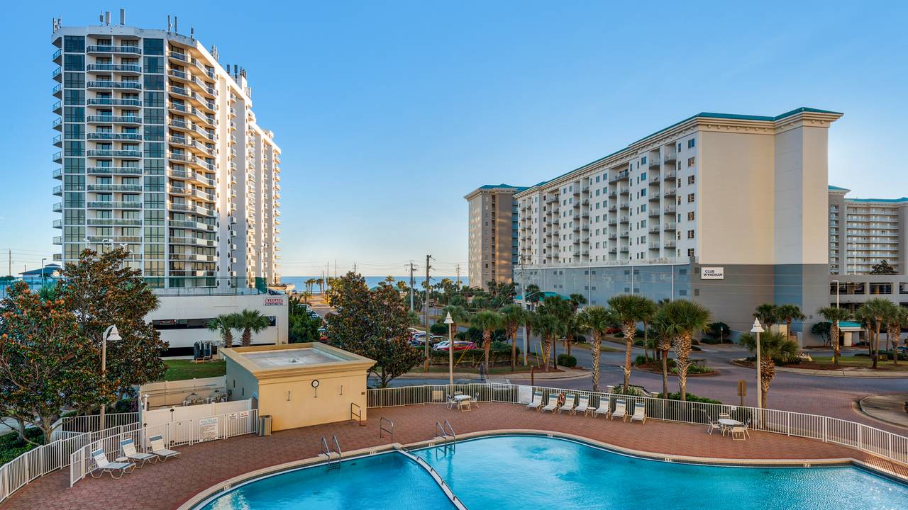Ariel Dunes I 301 Pool view from the balcony Ariel Dunes I 301 Pool view from the balcony