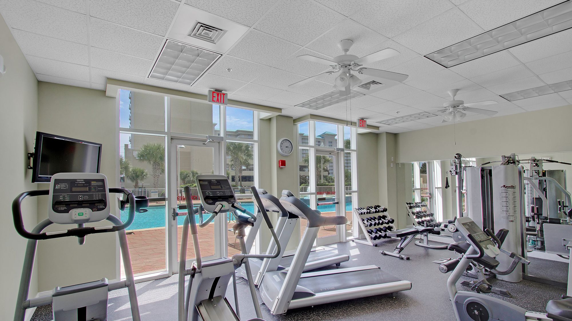 Ariel Dunes fitness area