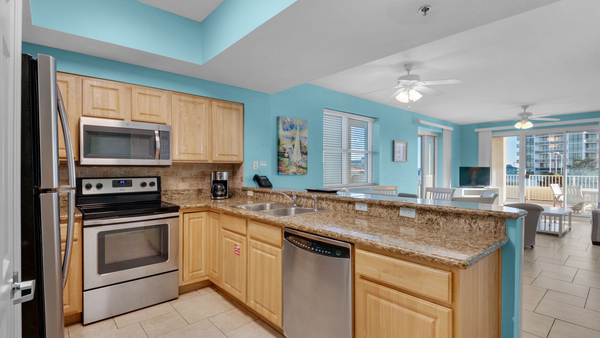 Ariel Dunes I 301 Kitchen Area