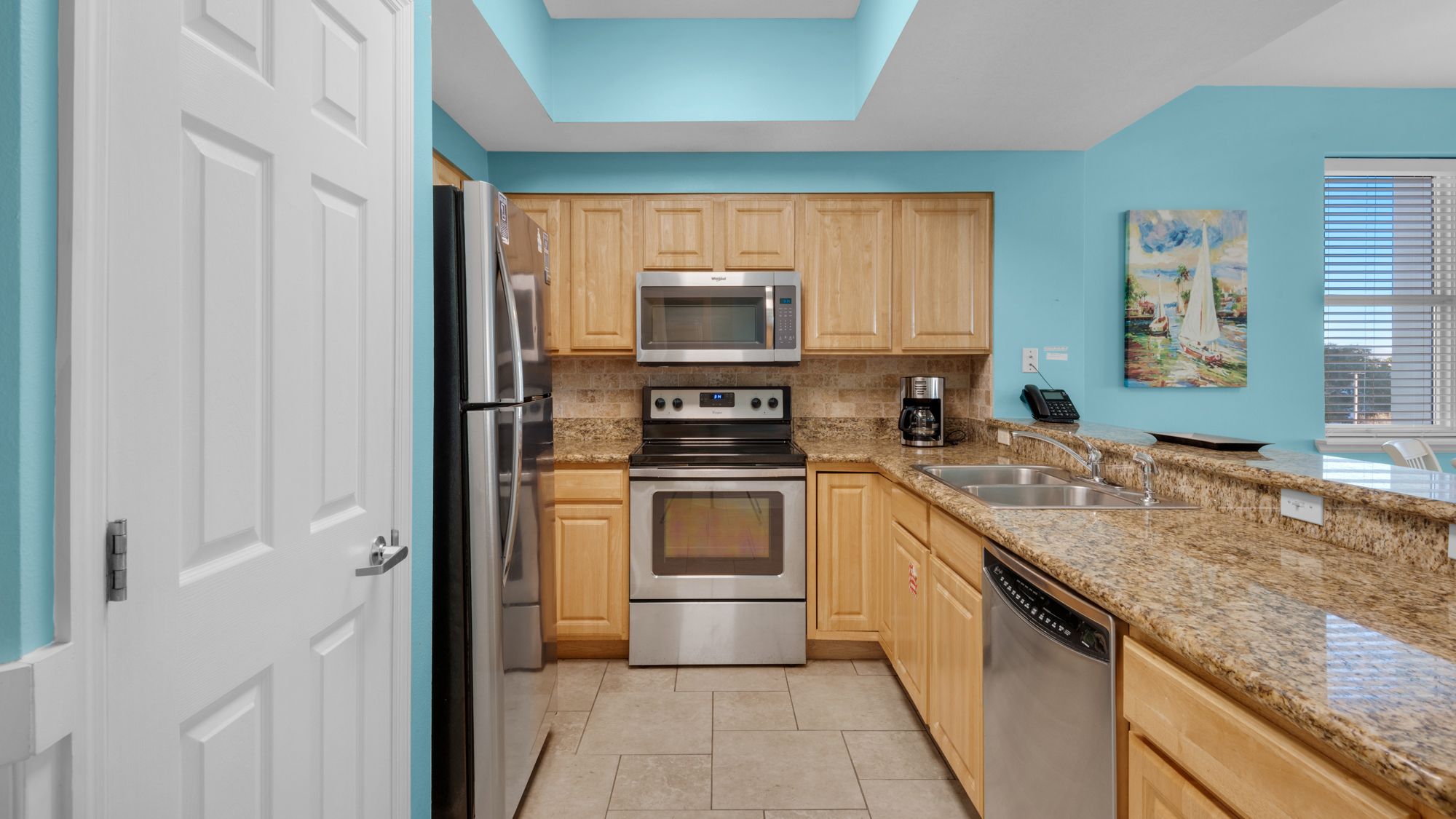 Ariel Dunes I 301 Kitchen Area