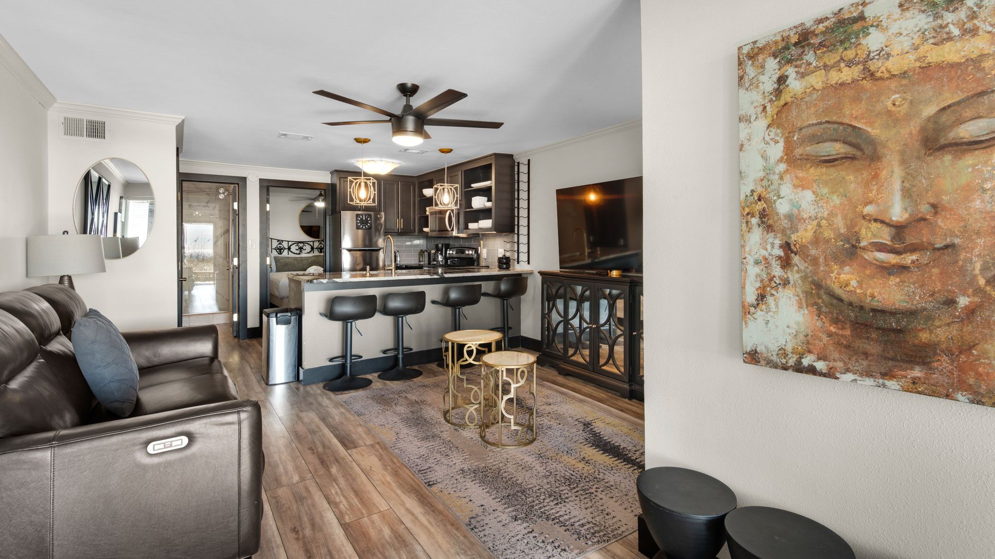 Costa Del Sol C1 - Ground Level Living area into Kitchen