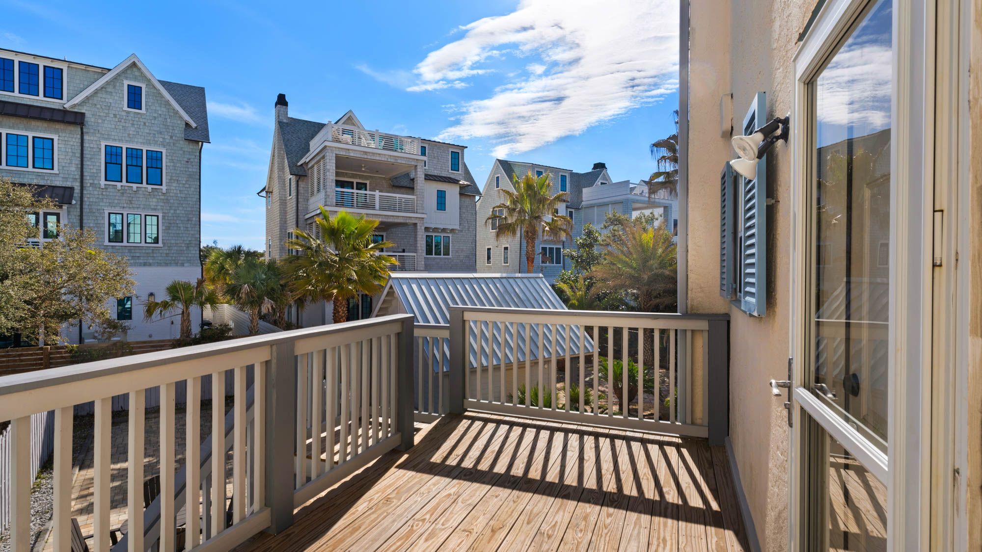 Palm Sounds Rear Balcony