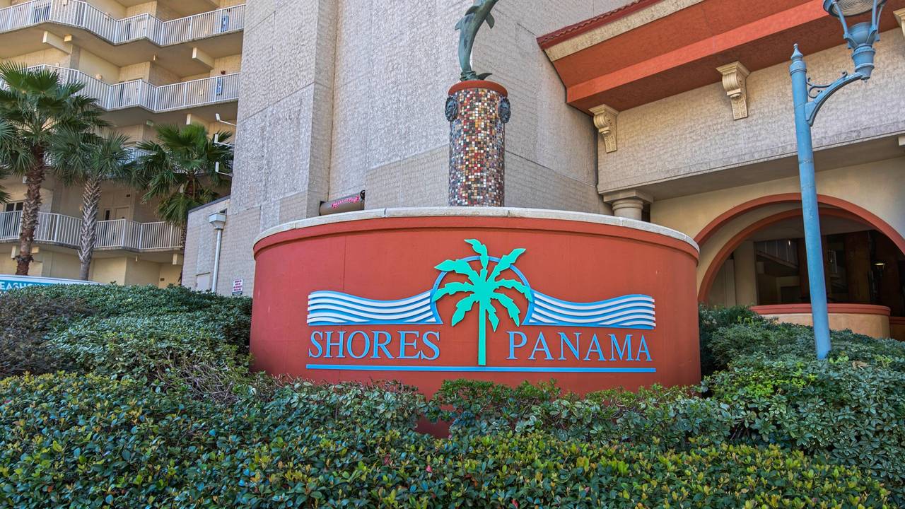 Shores of Panama Sign Shores of Panama Sign