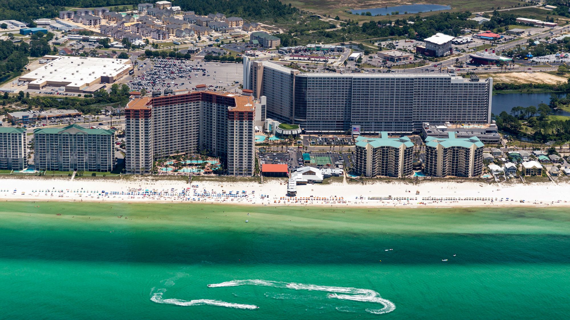 Shores of Panama Drone Shot