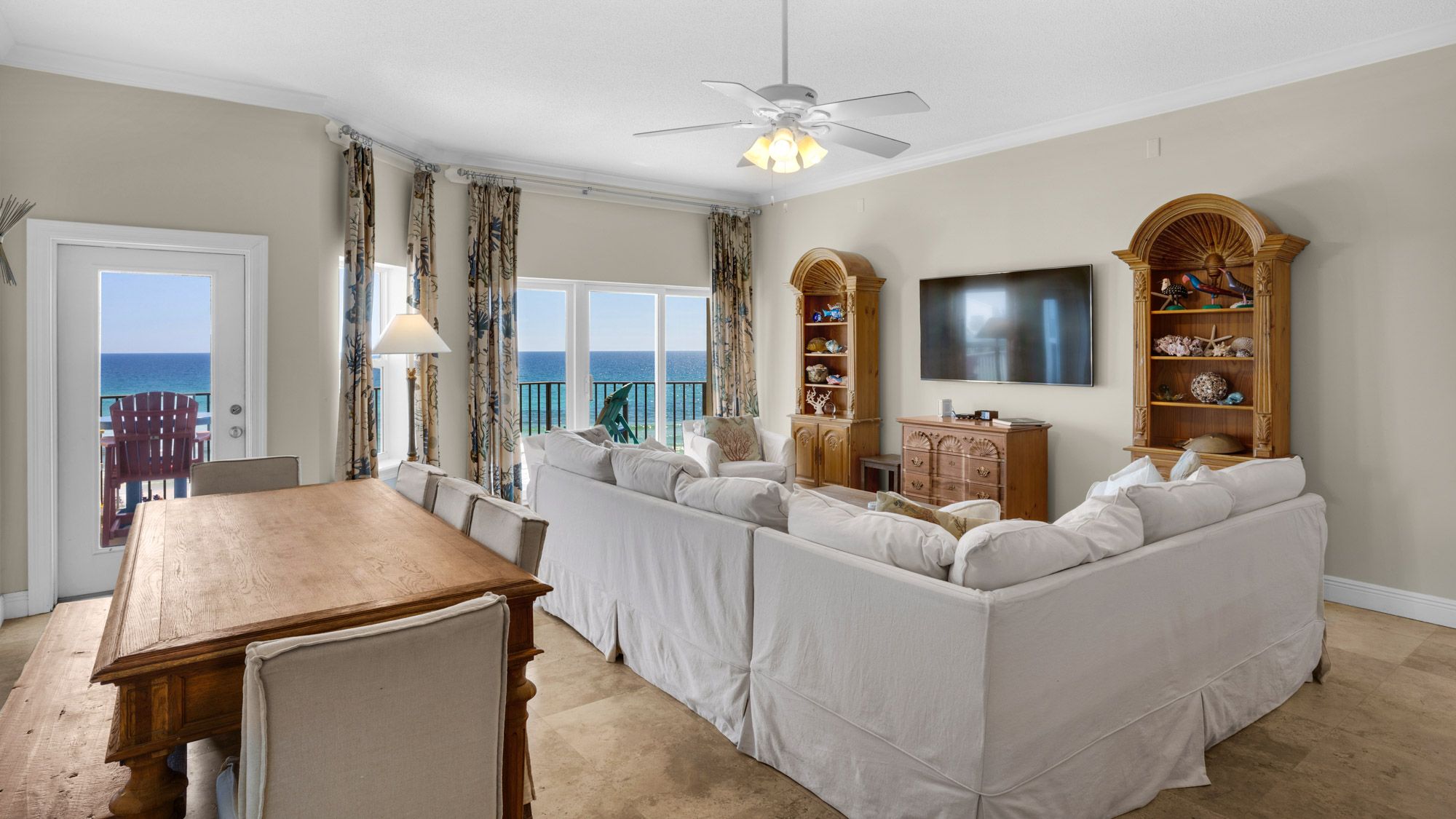 Legacy 303 Dining & Living area w/ Gulf views