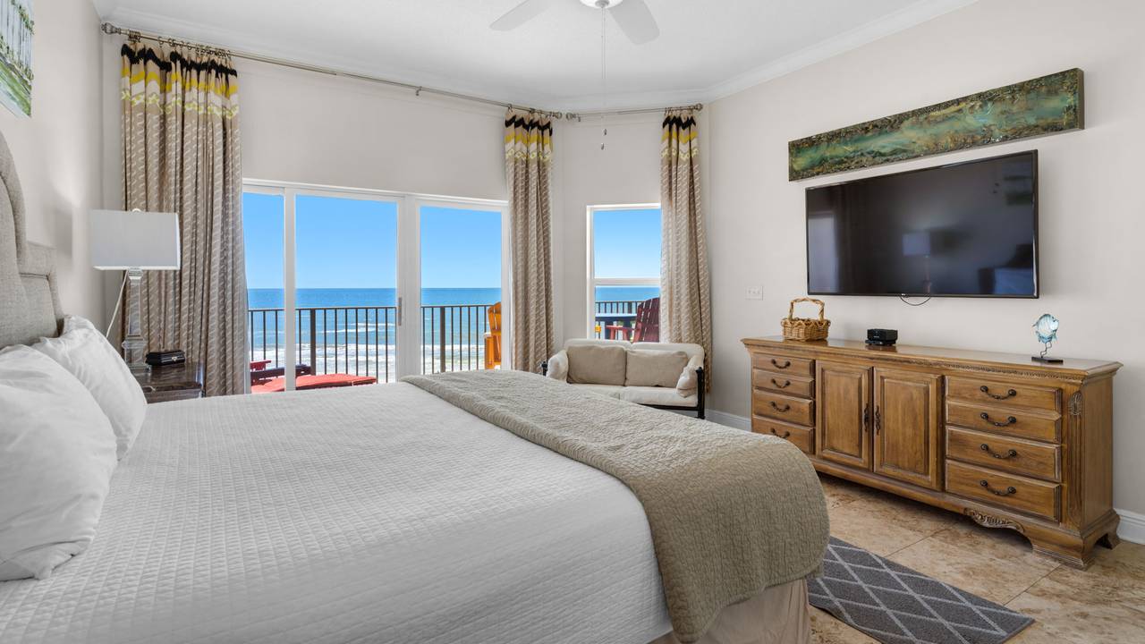 Legacy 303 Primary Bedroom w/ Gulf views Legacy 303 Primary Bedroom w/ Gulf views