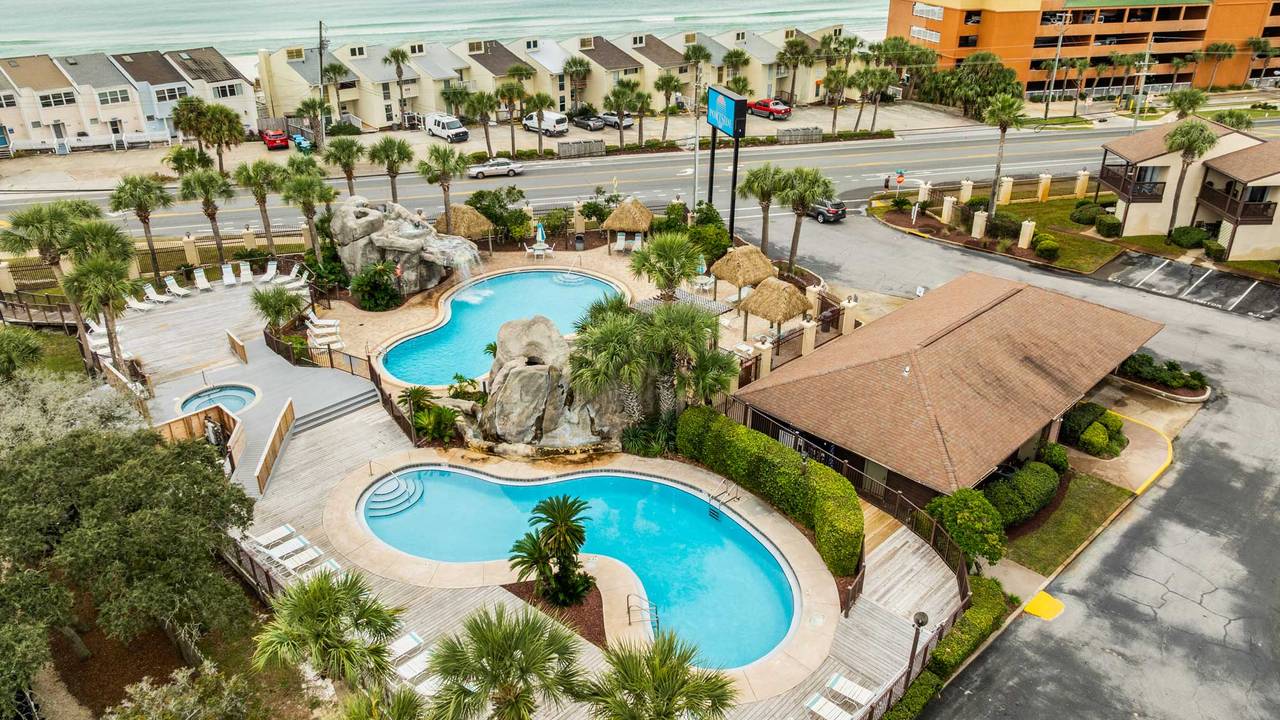 Portside Resort Drone Shot Portside Resort Drone Shot