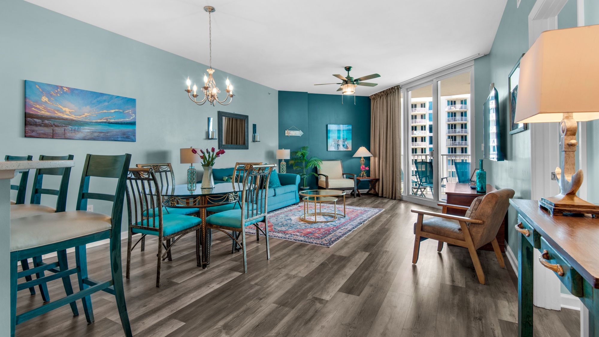 Palms of Destin 2813 Dining into Living Area