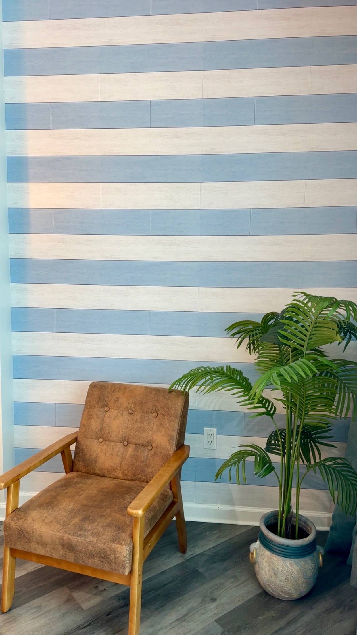 New furniture in the living area