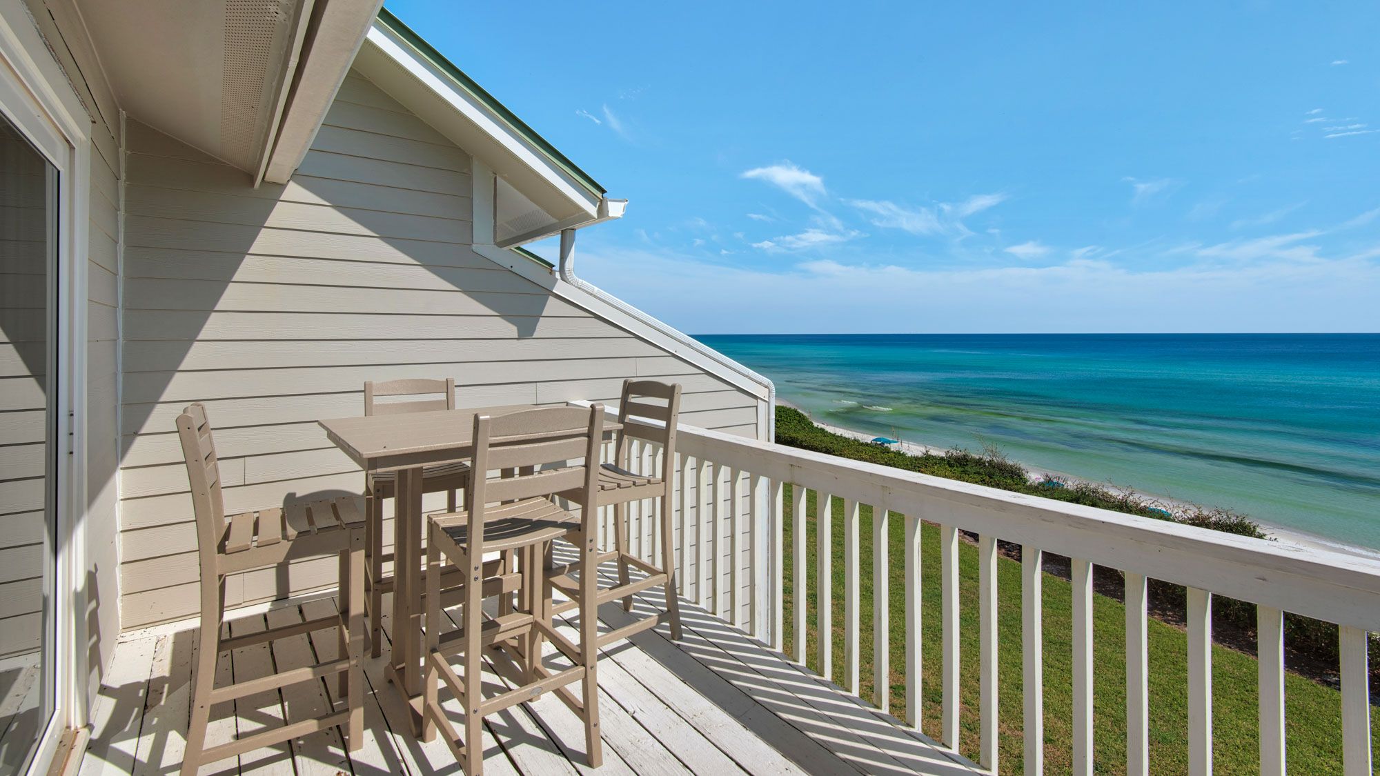 Seashadows Townhomes 4 - Balcony w/ Gulf views