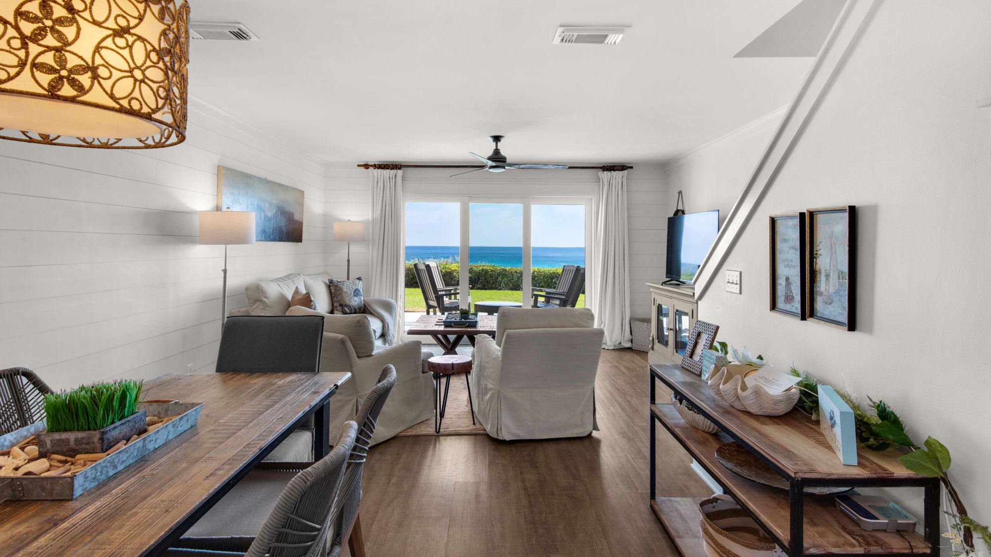 Seashadows Townhomes 4 - Open Living Space w/ Gulf Views
