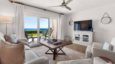 Seashadows Townhomes 4 - Living area w/ Gulf Views Seashadows Townhomes 4 - Living area w/ Gulf Views