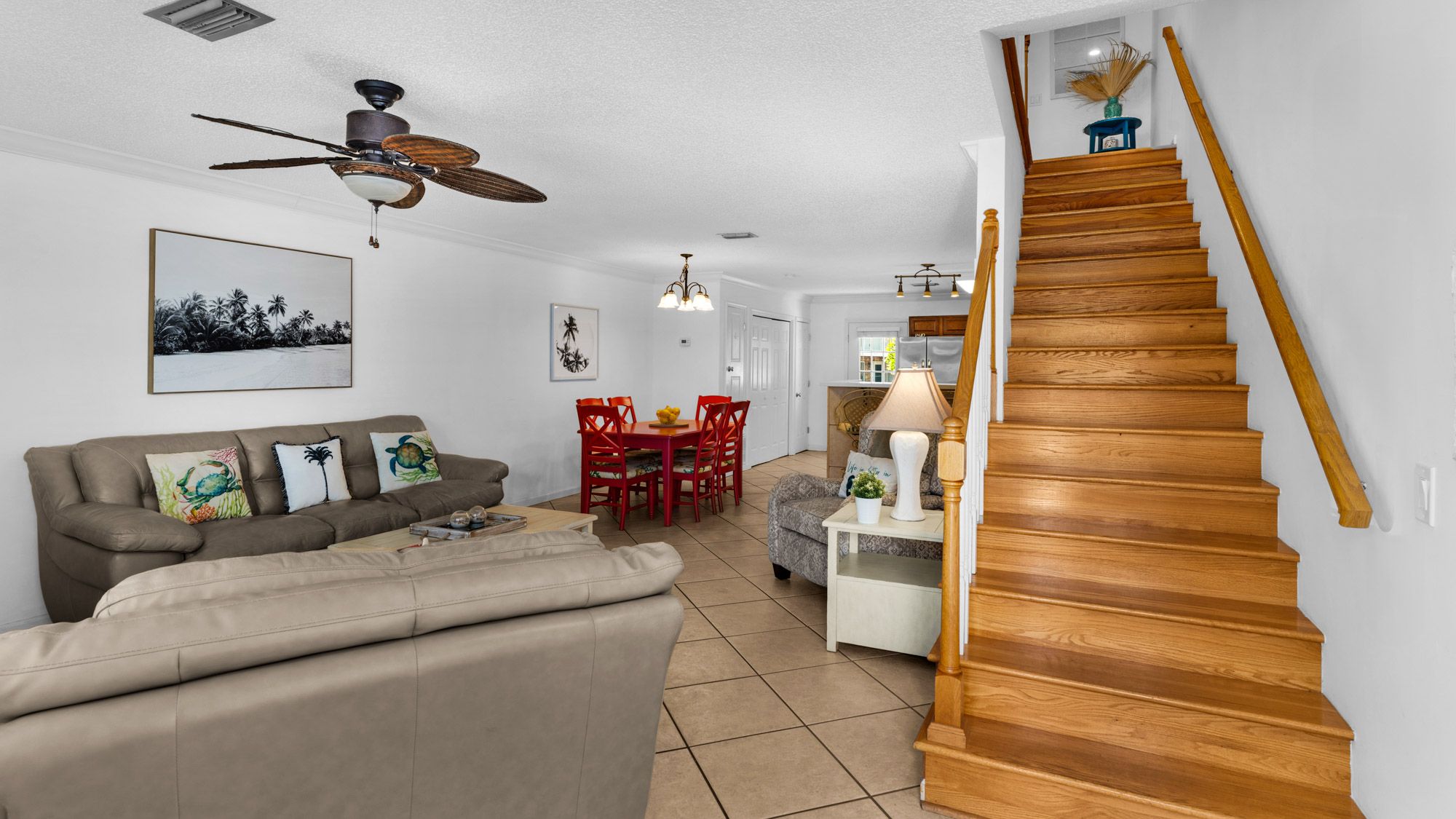 Woodland Shores 11 - Living Area into Upstairs