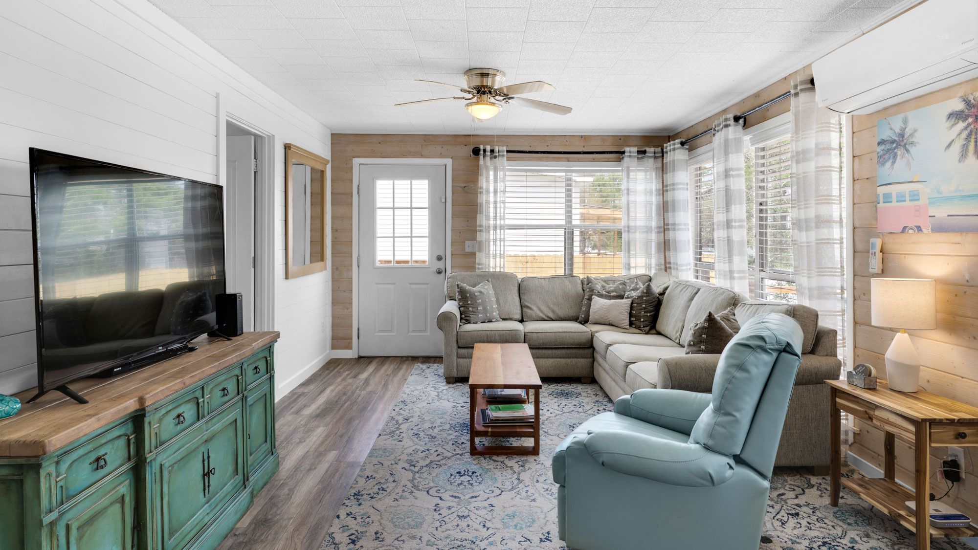 Coastal Charm: Living area