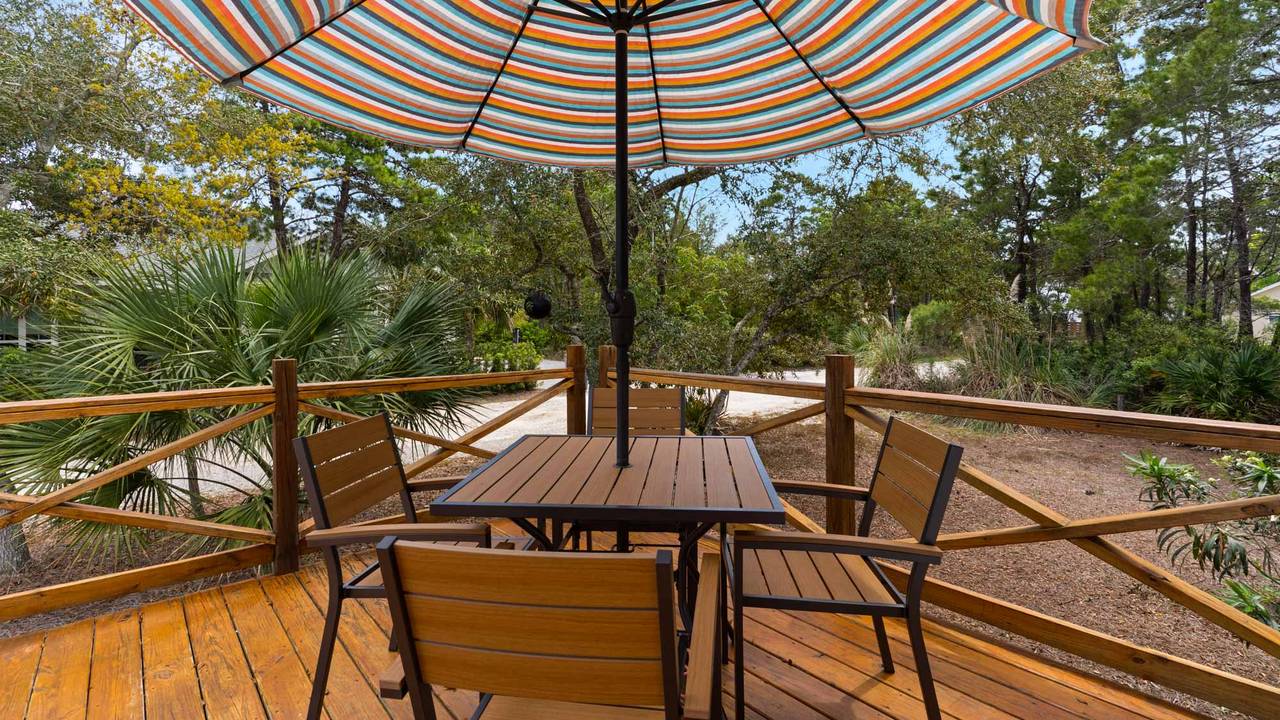 Coastal Charm: Front deck area Coastal Charm: Front deck area