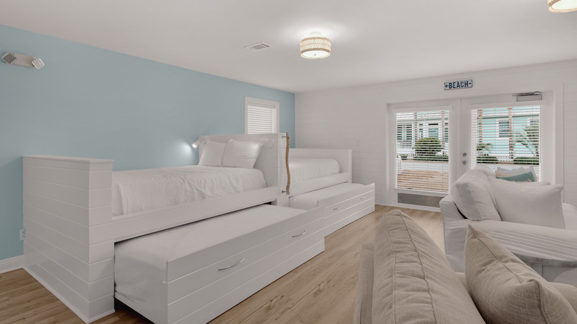 Just Add Salt - Ground floor: 2 twin beds with 2 trundles