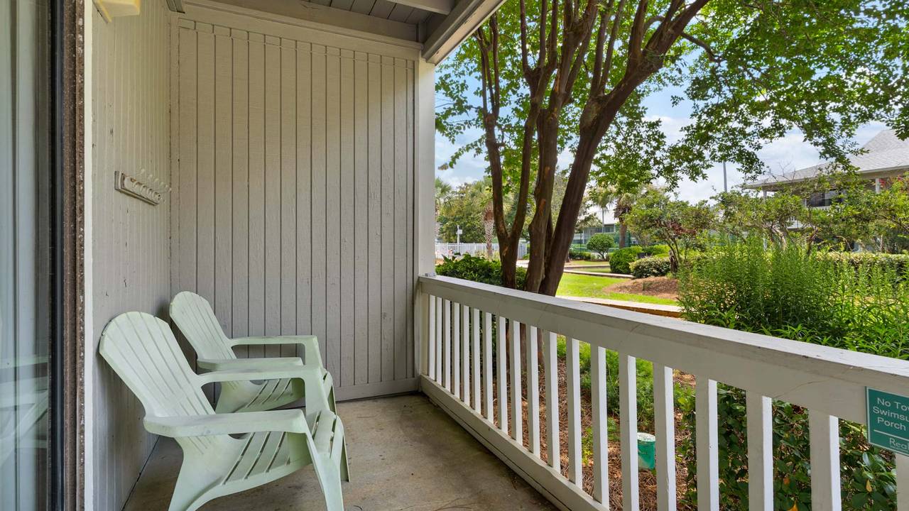 Beachwood Villas 1C - Balcony Beachwood Villas 1C - Balcony