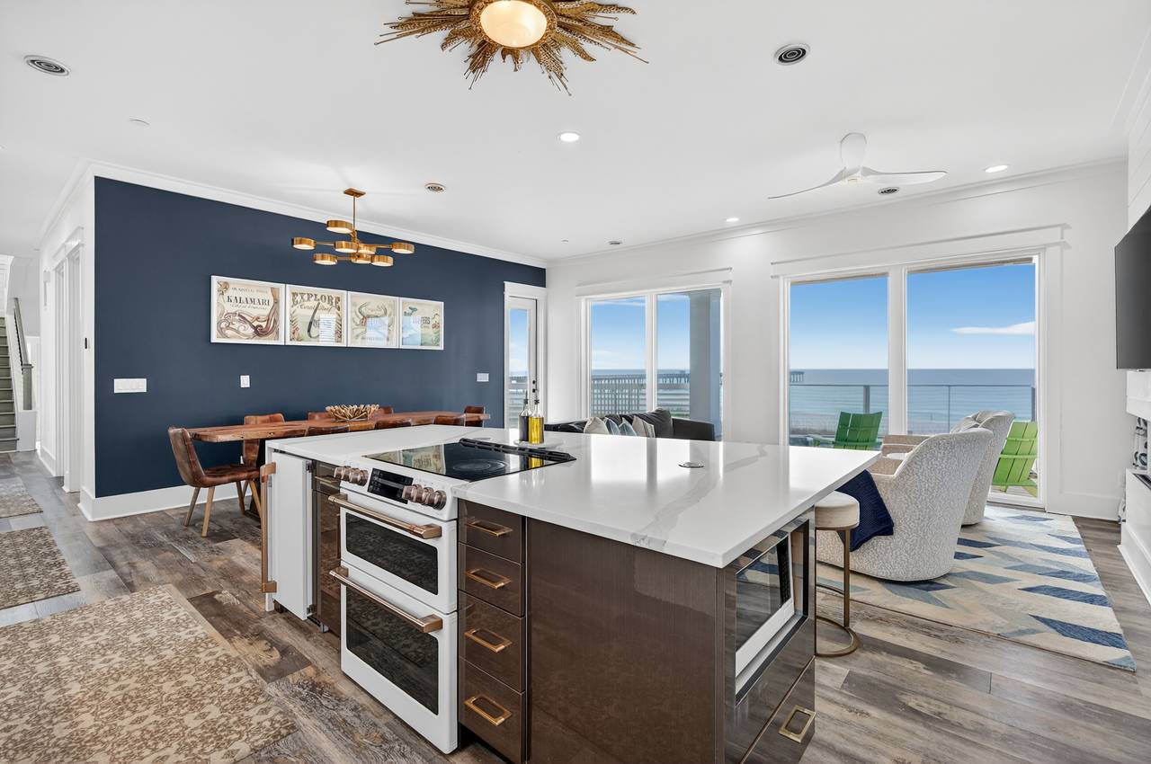 2nd Floor - Kitchen area with ocean views 2nd Floor - Kitchen area with ocean views