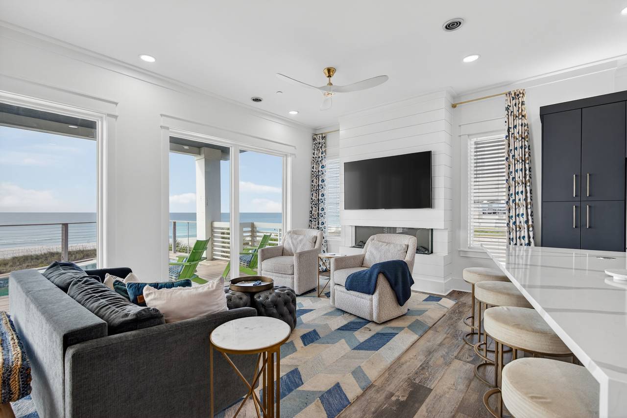 2nd Floor - Living area with ocean views 2nd Floor - Living area with ocean views