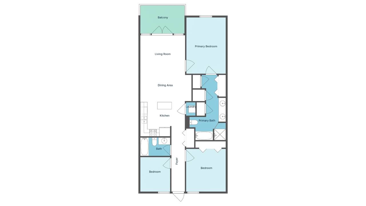 Seagrove Highlands 1308 - Floor Plan Seagrove Highlands 1308 - Floor Plan