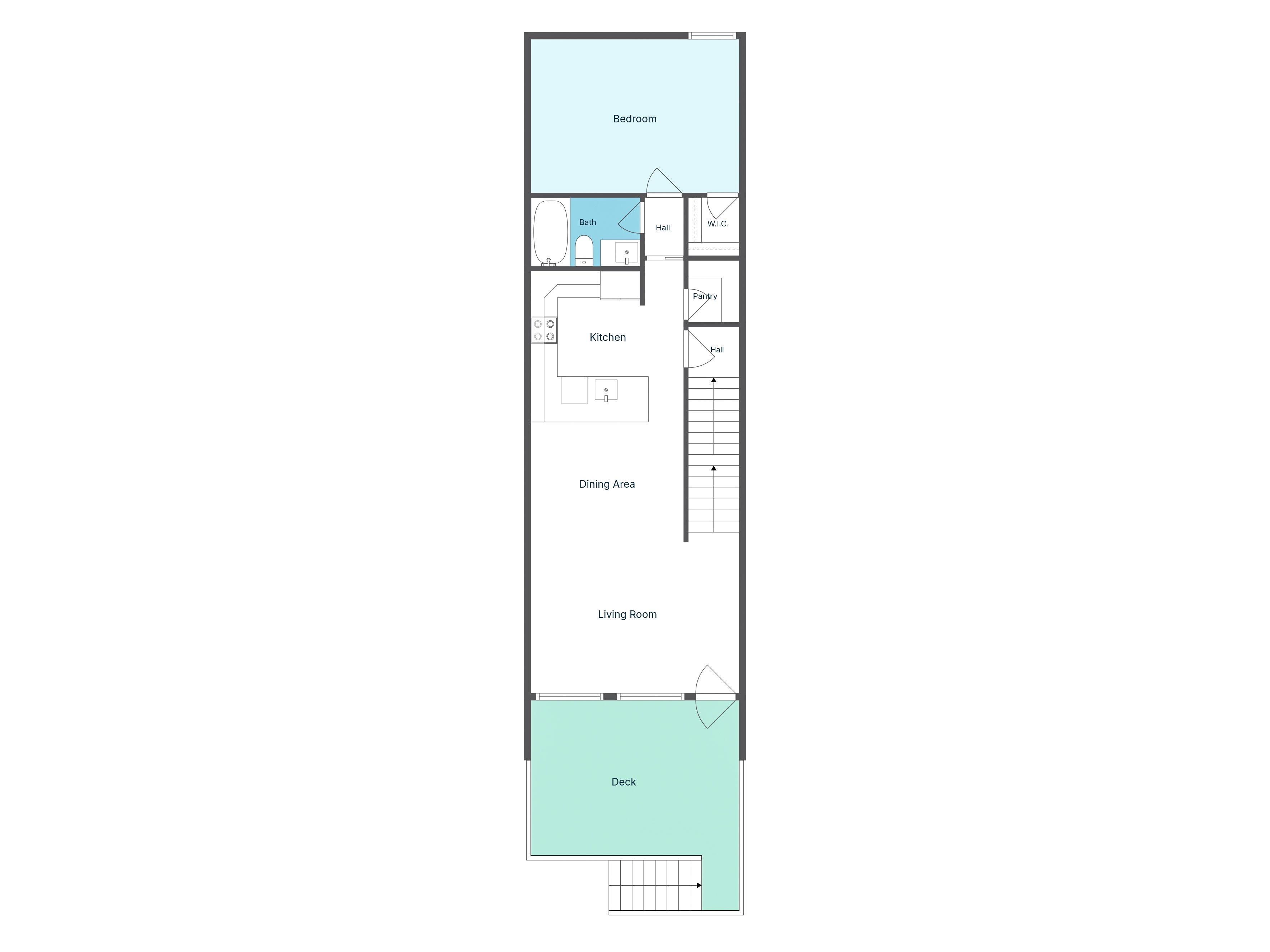 Shores Townhomes 102 - 2nd Floor