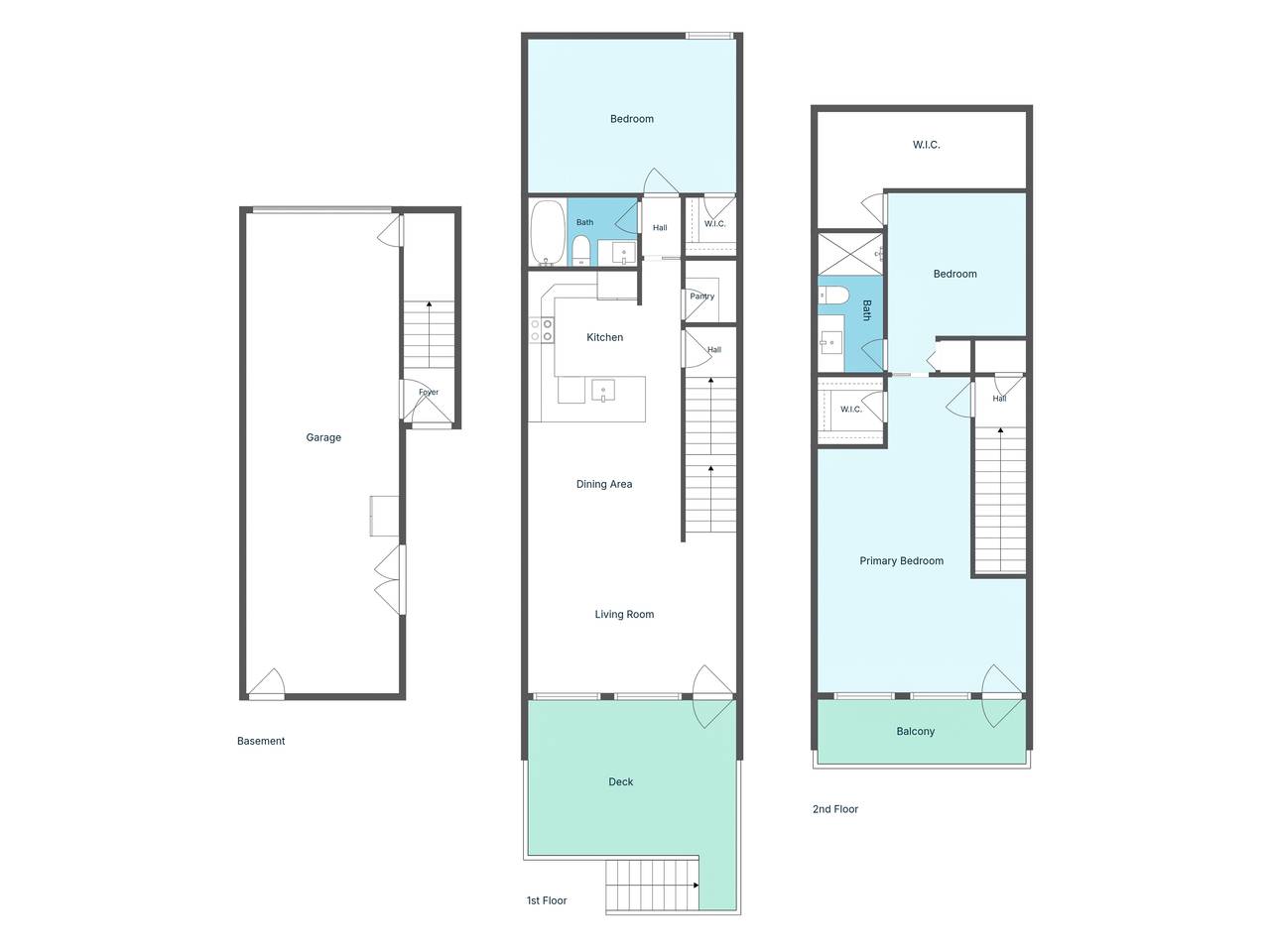 Shores Townhomes 102 - All Floors Shores Townhomes 102 - All Floors