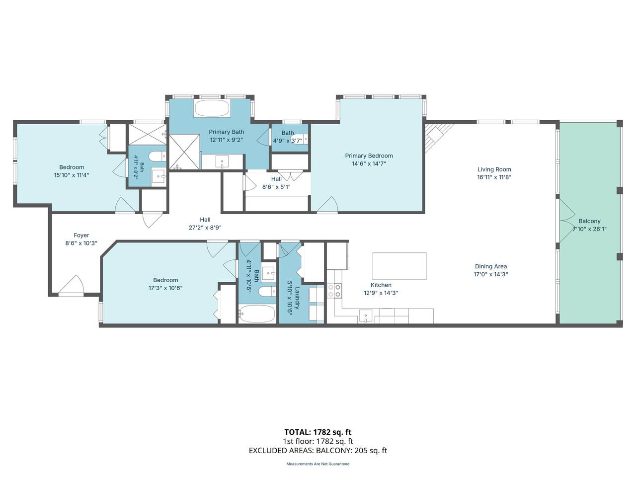 Seaview Villas B401 - Floor Plan Seaview Villas B401 - Floor Plan